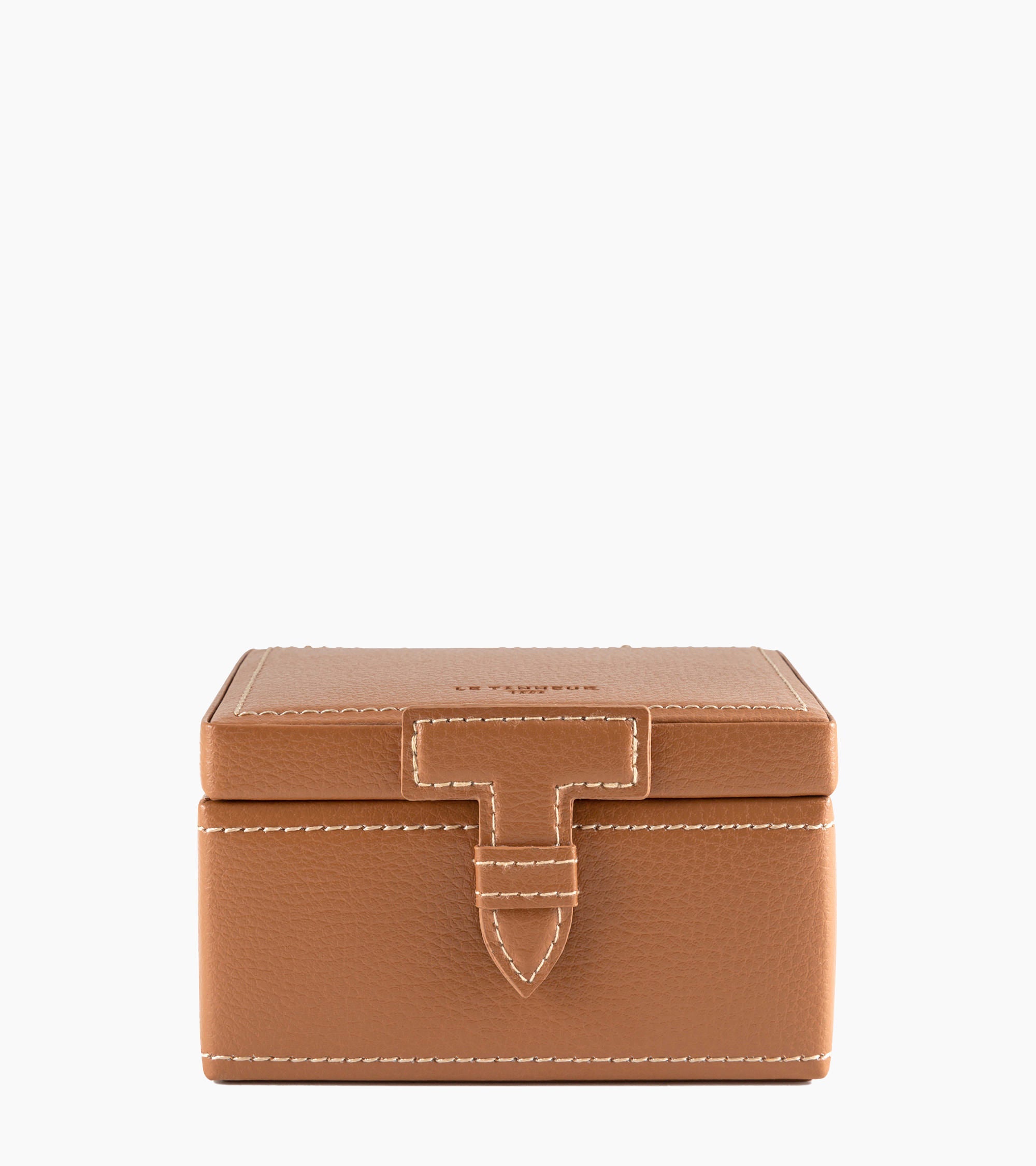 Kasten aus Leder für Manschettenknöpfe