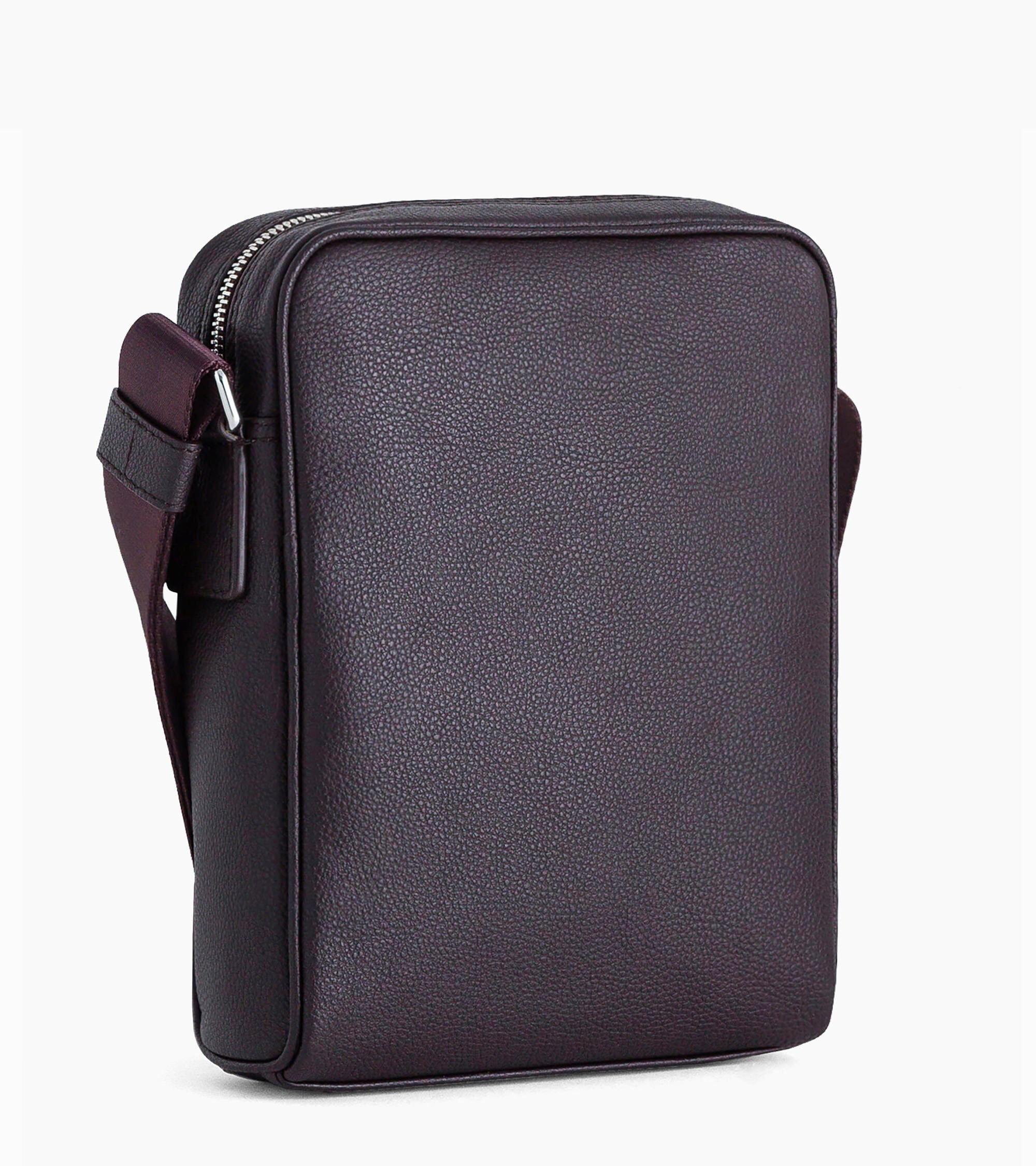 Mittelgroße Umhängetasche Charles aus genarbtem Leder