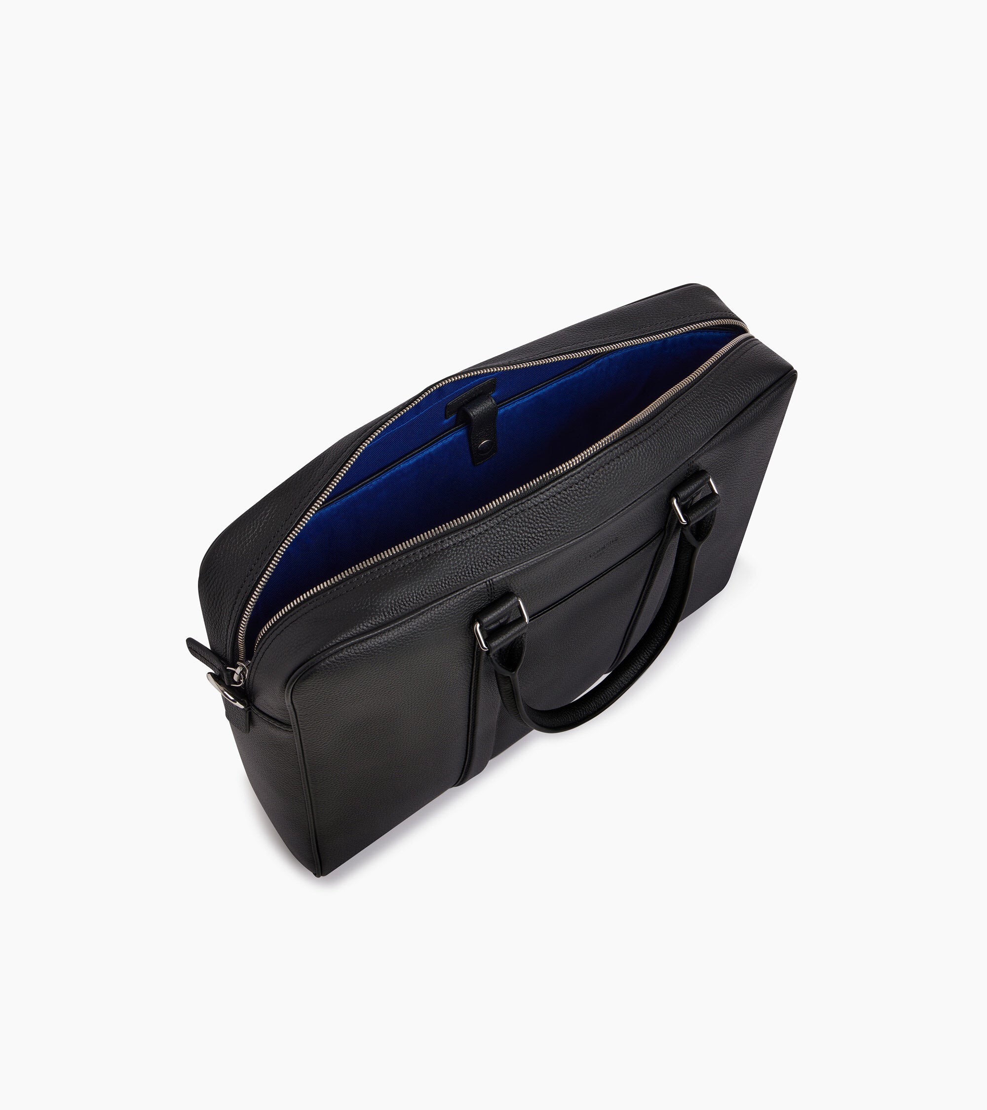 Porta documentos de 15" Charles en cuero granulado tamaño grande