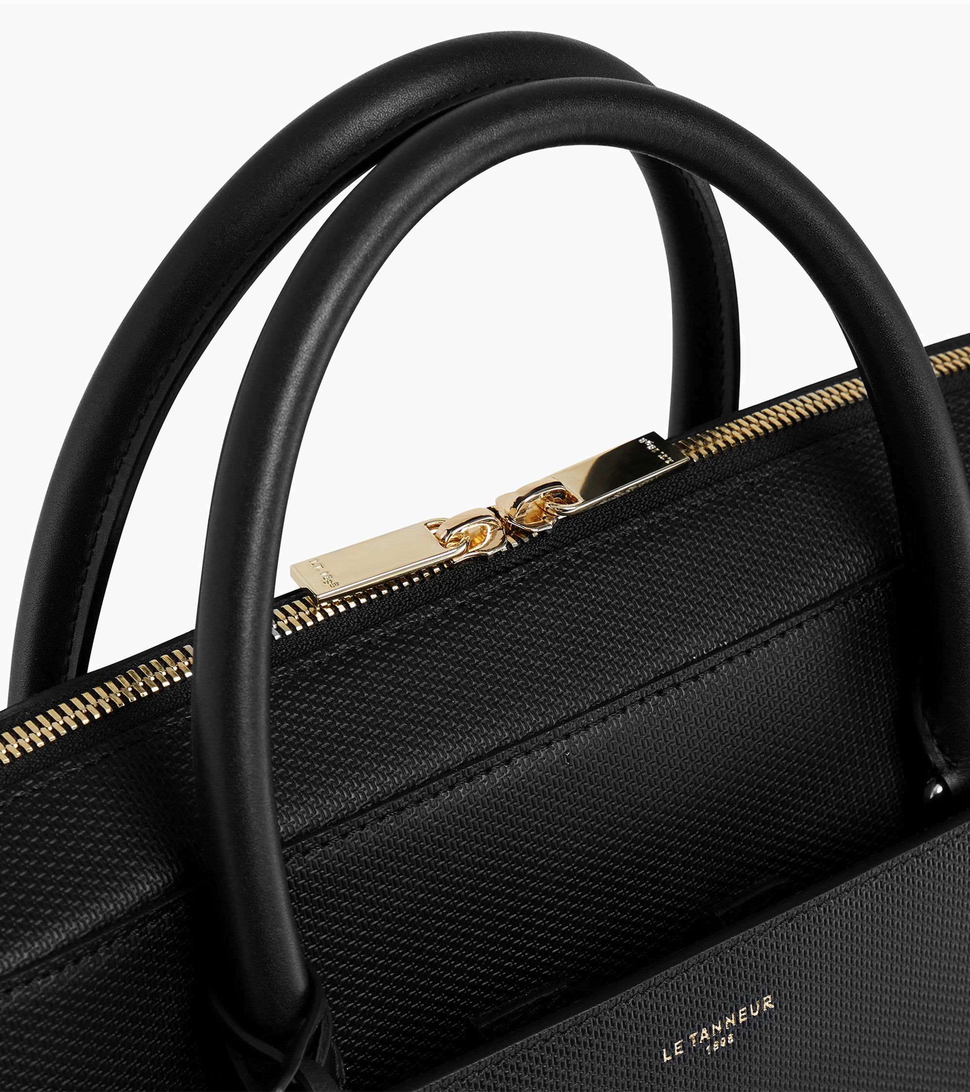 Portadocumentos 15 Emile de piel con monograma