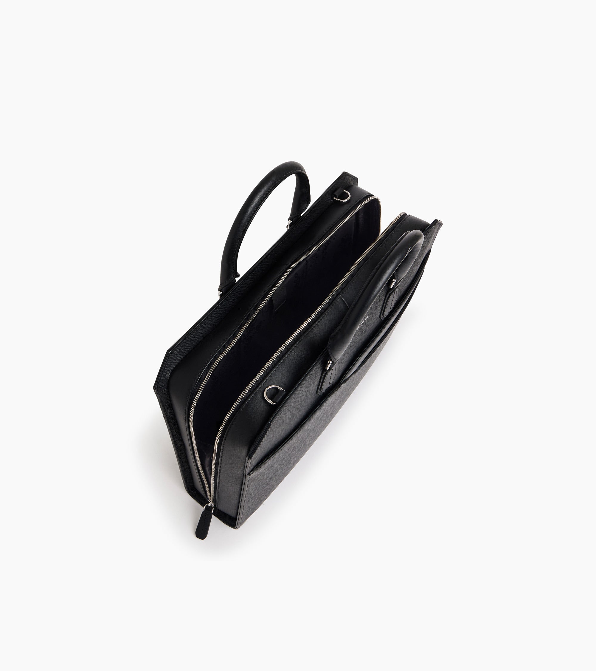 Aktentasche Gaston aus genarbtem Kreuzleder 15-Zoll