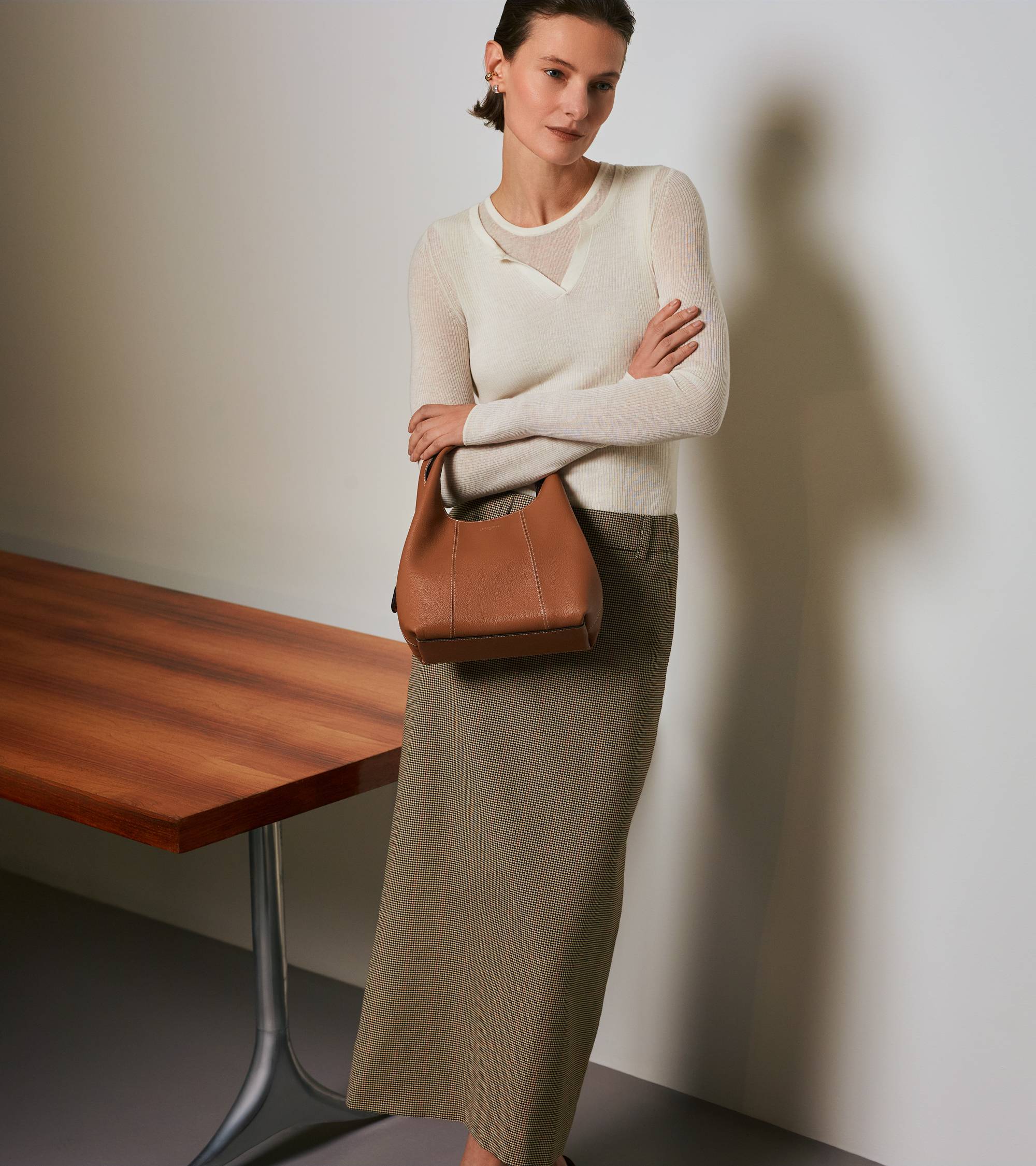 Bolso pequeño Juliette de piel texturizada