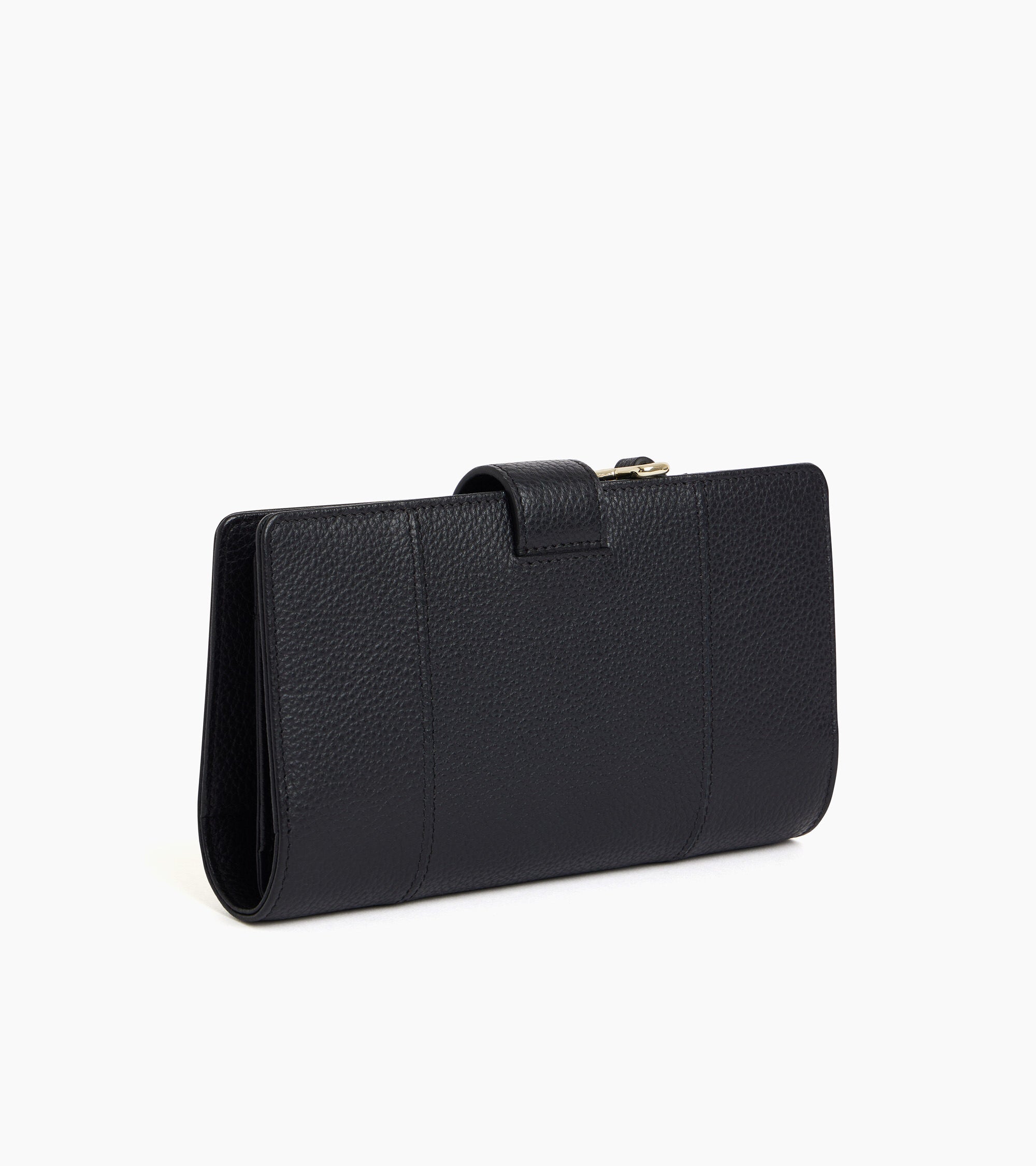 Billetera con bolsillo para monedas Juliette en cuero graneado