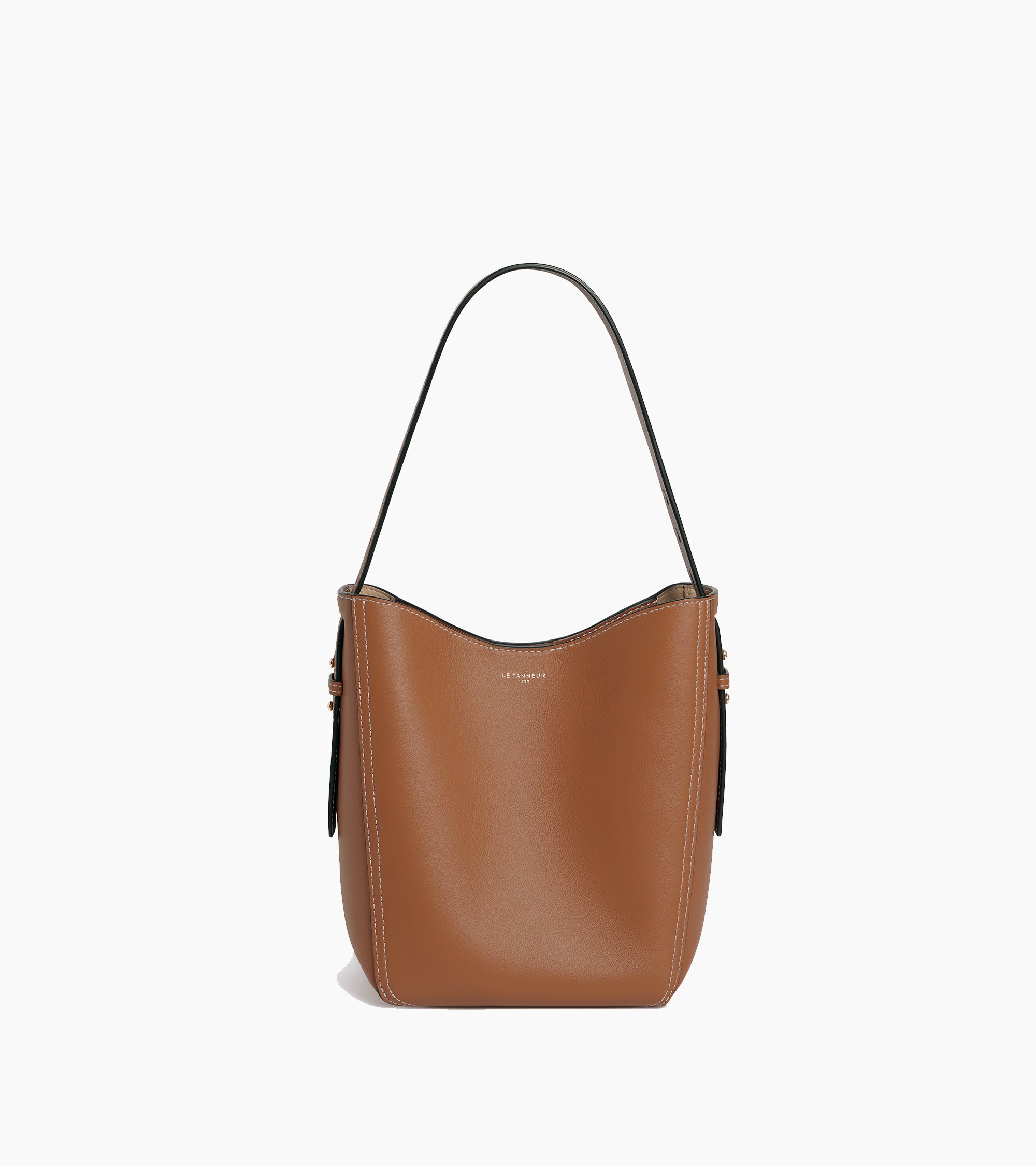 Bolso hobo pequeño modelo Céleste de piel lisa