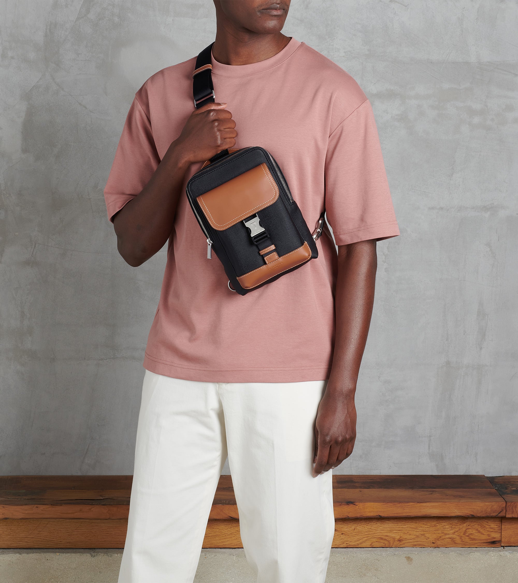 Mochila Maurice de tela revestida