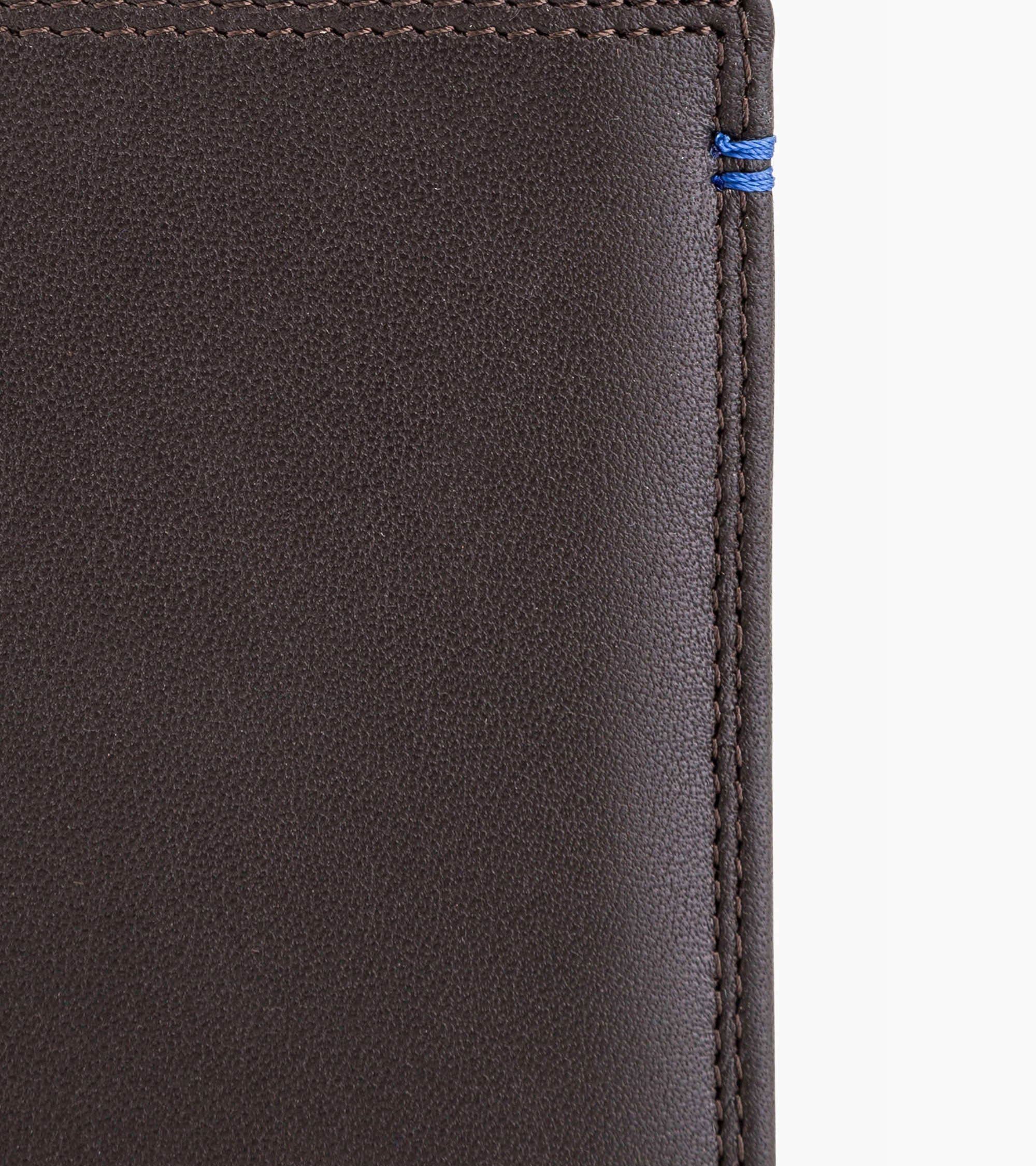 Große Faltgeldbörse Martin im Hochformat aus Glattleder mit Reißverschluss