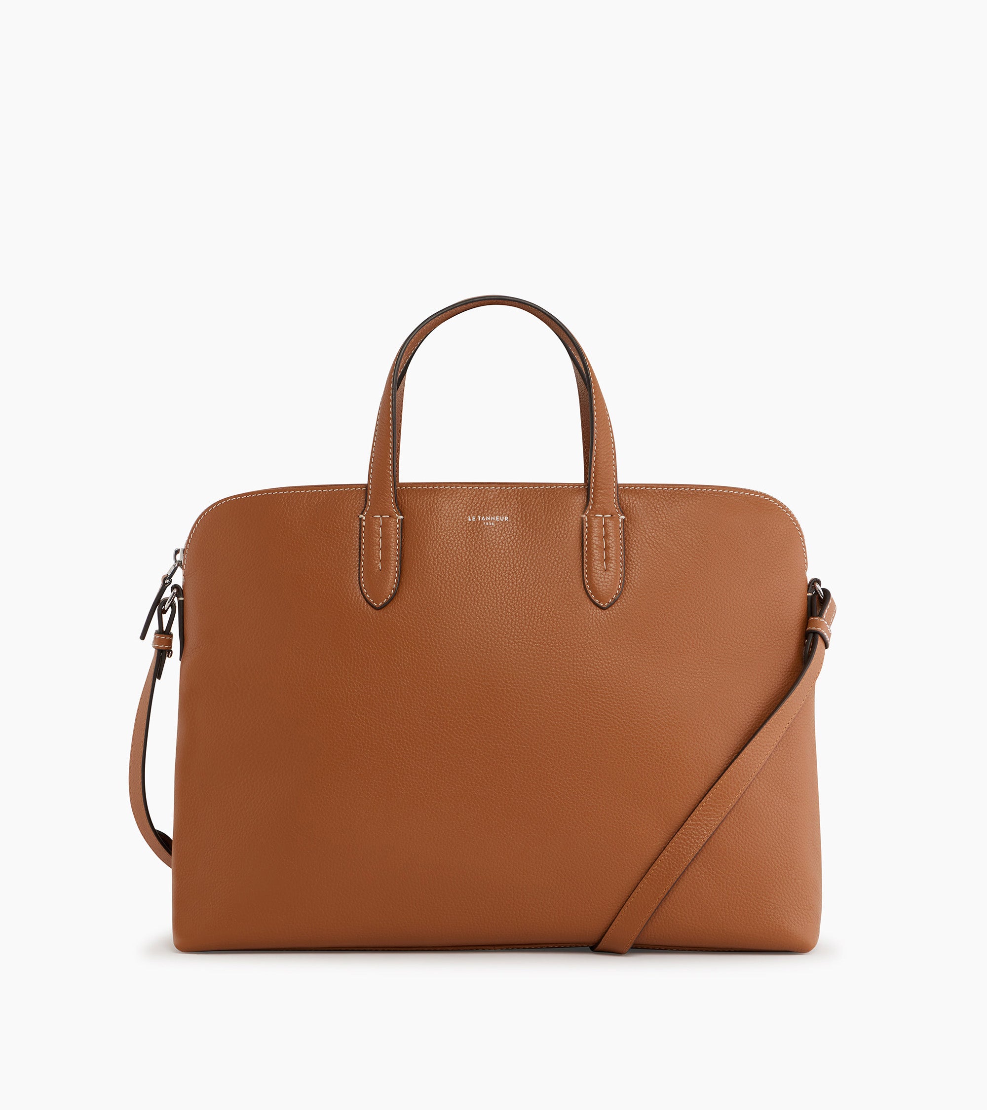 Aktentasche Sophie 15 Zoll aus genarbtem Leder mit 1 Faltfach