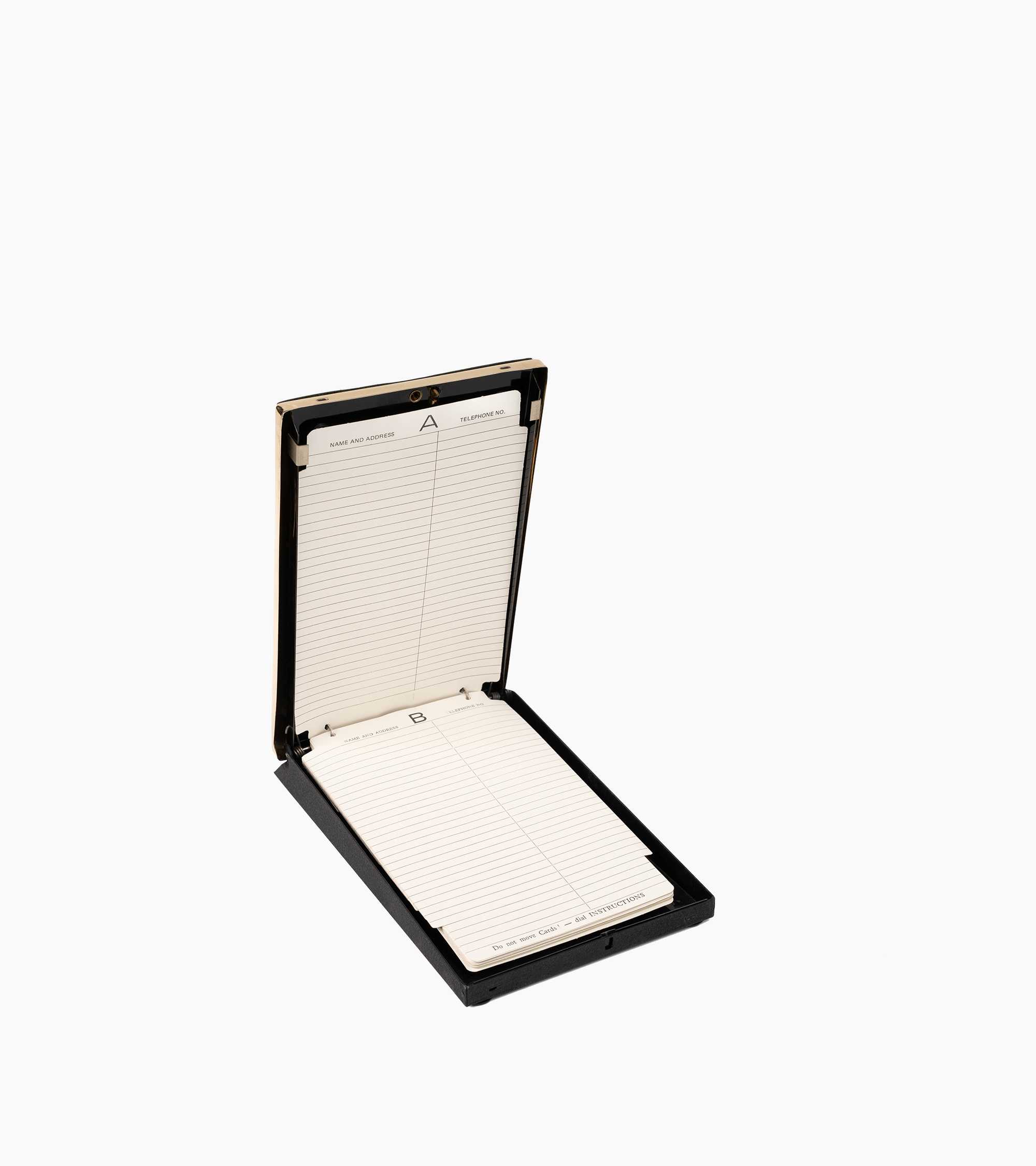 Agenda telefónica de piel