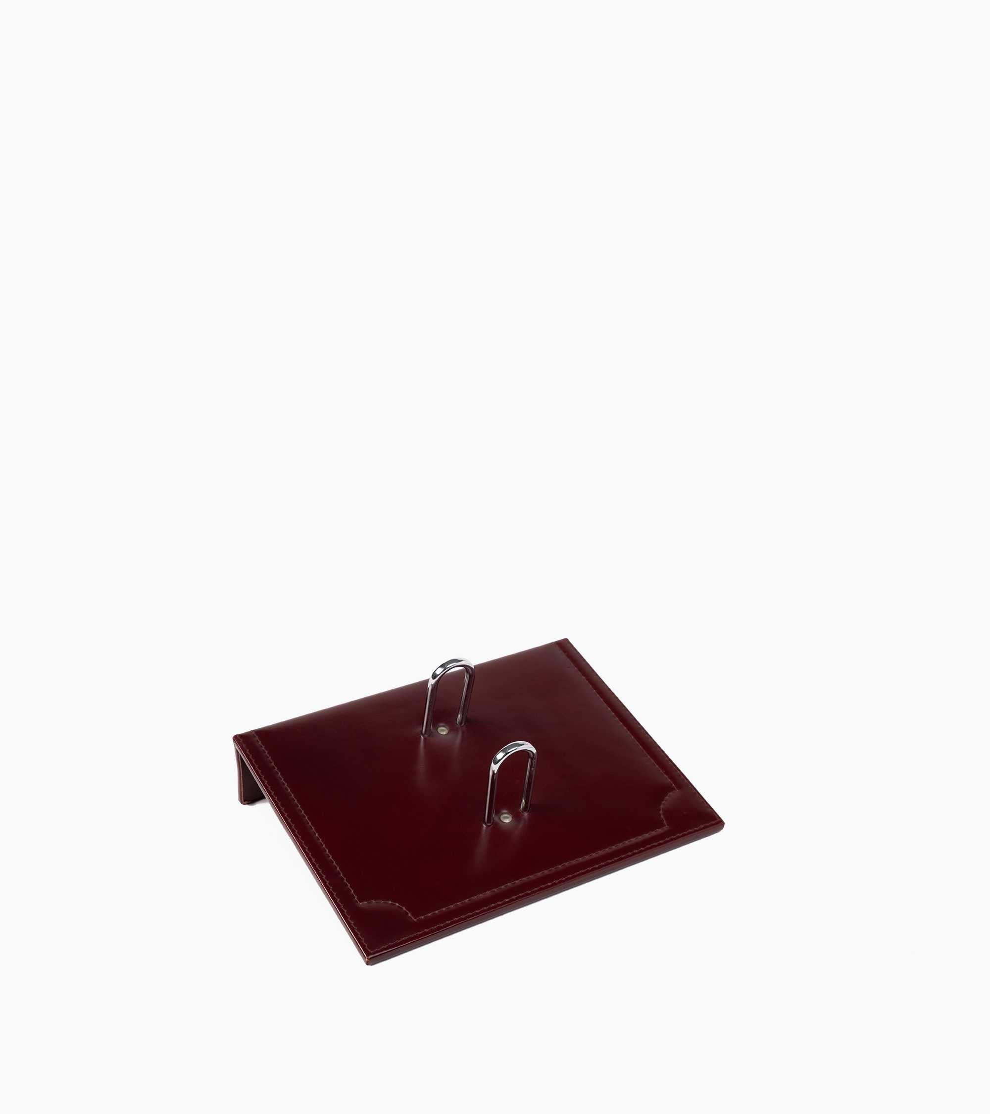 Soporte para calendario de piel