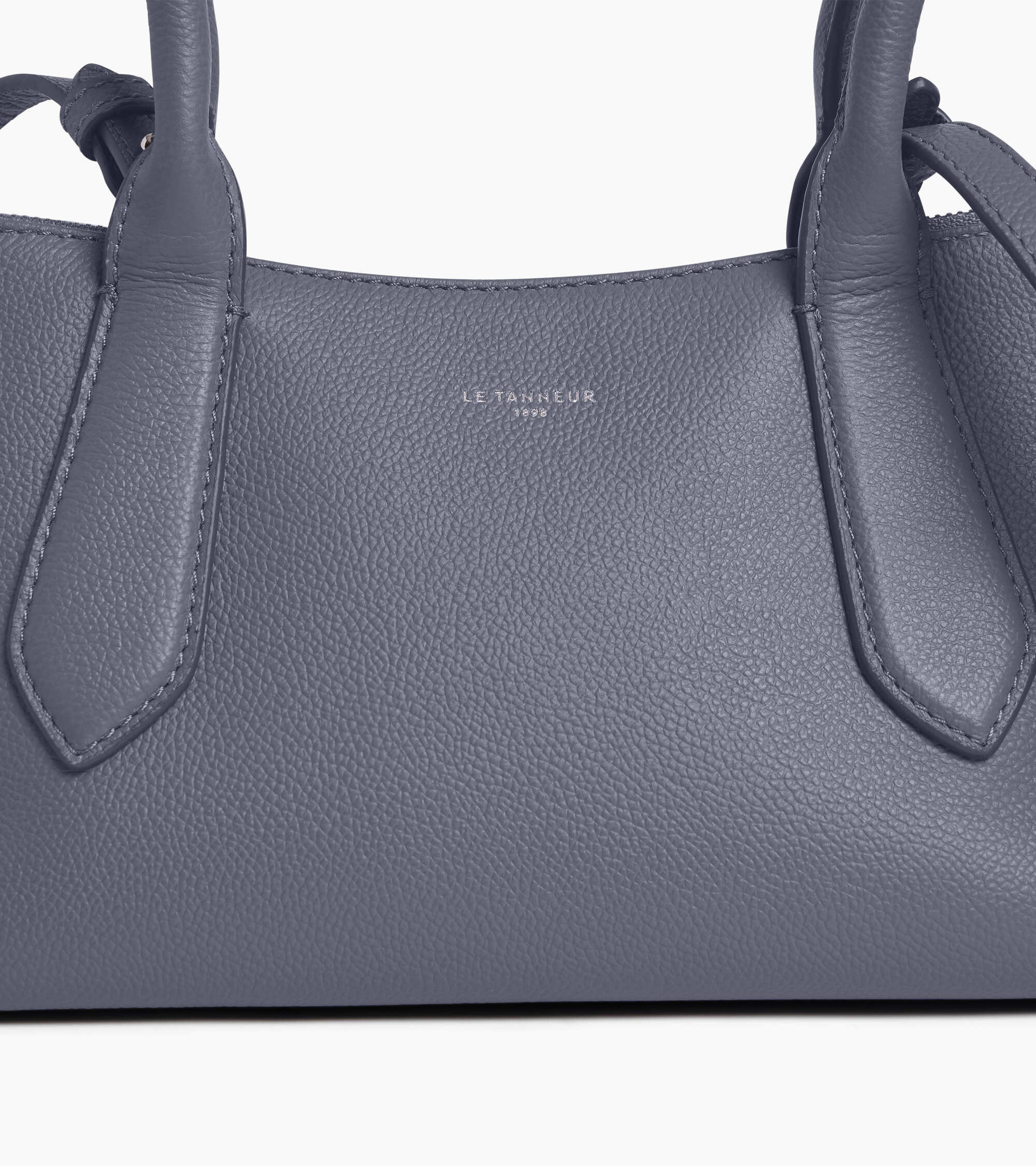 Bolso bowling Apolline de piel granulada