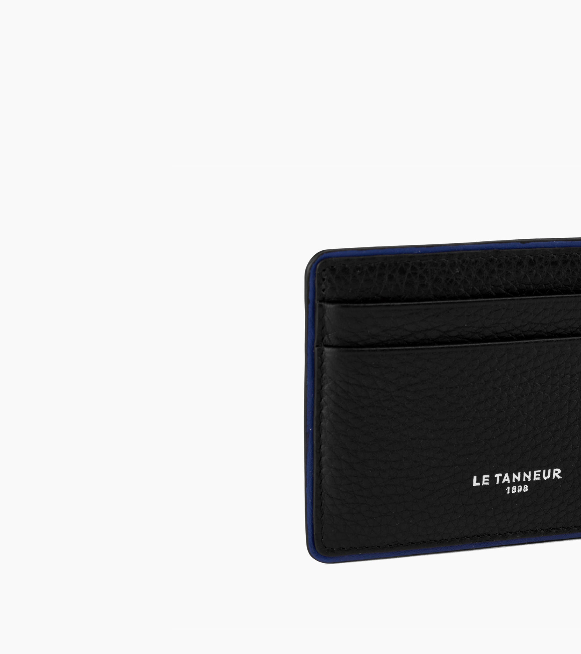 Augustin pebbled leather cardholder