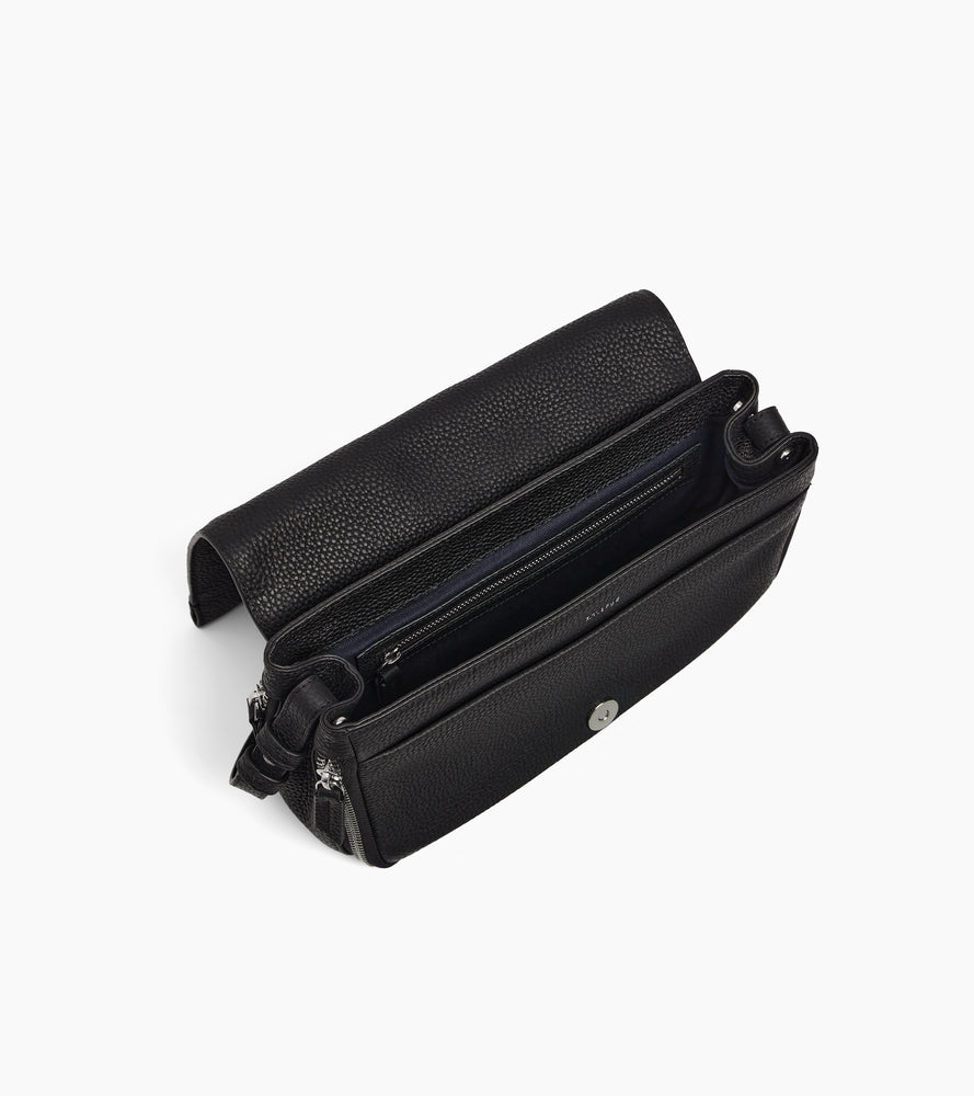 Kleine Umhängetasche Aurore aus genarbtem Leder