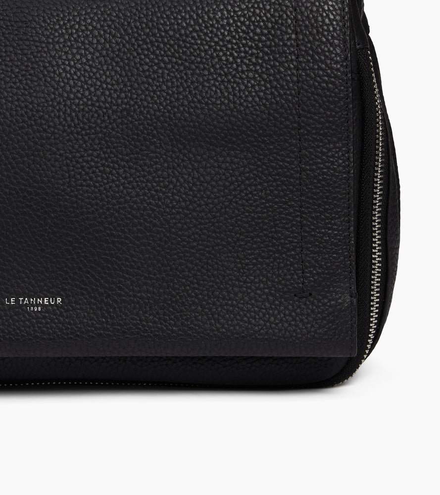 Mittelgroße Umhängetasche Aurore aus genarbtem Leder