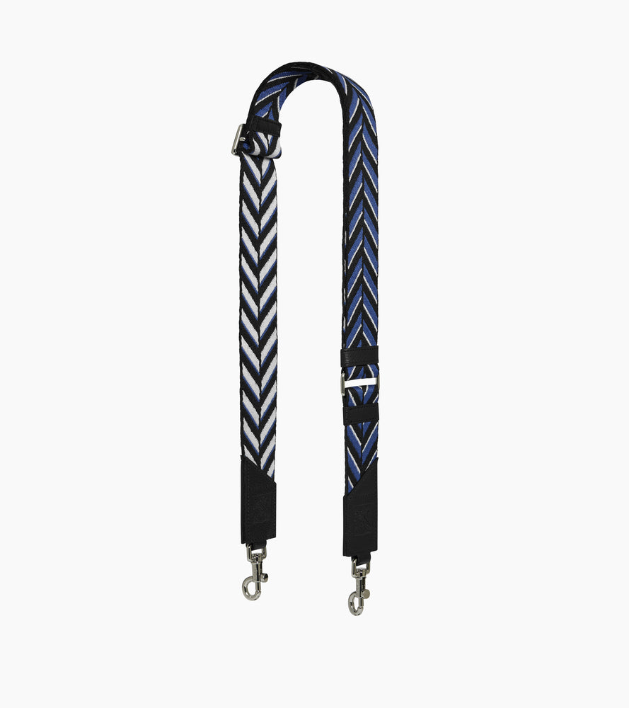 Adjustable striped shoulder strap