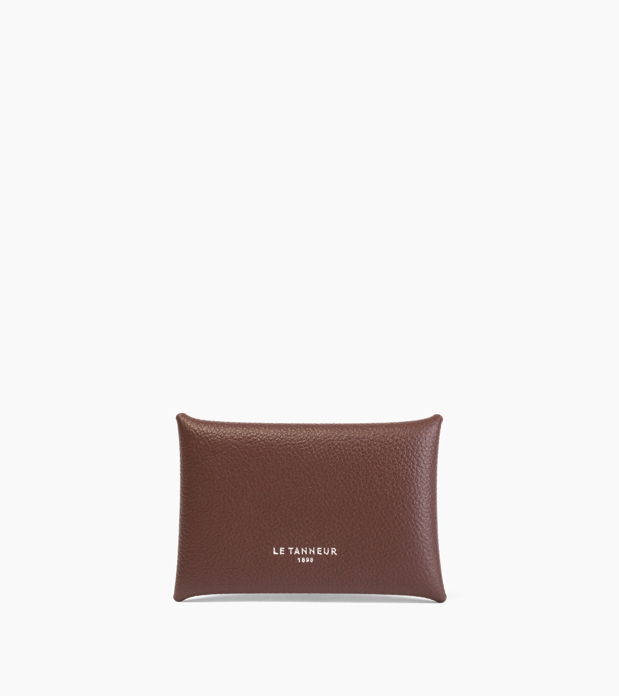 Pochette enveloppe en cuir grainé