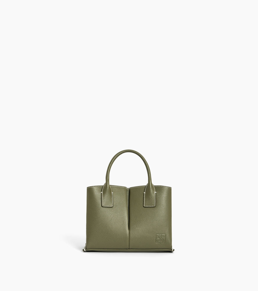 Pequeño bolso Elena de cuero texturizado