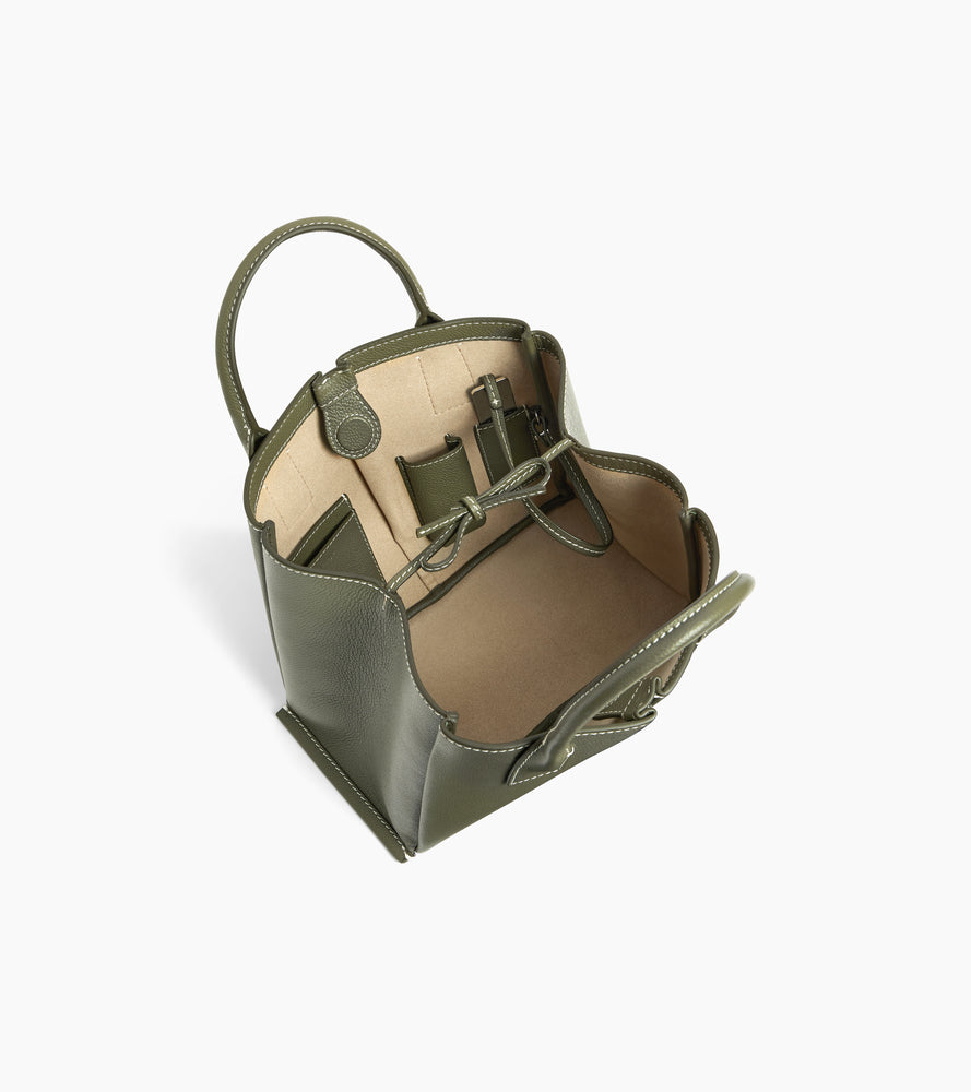 Pequeño bolso Elena de cuero texturizado