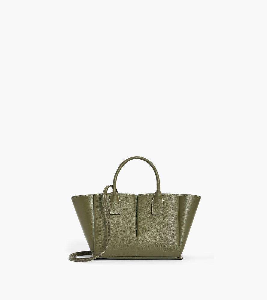 Pequeño bolso Elena de cuero texturizado