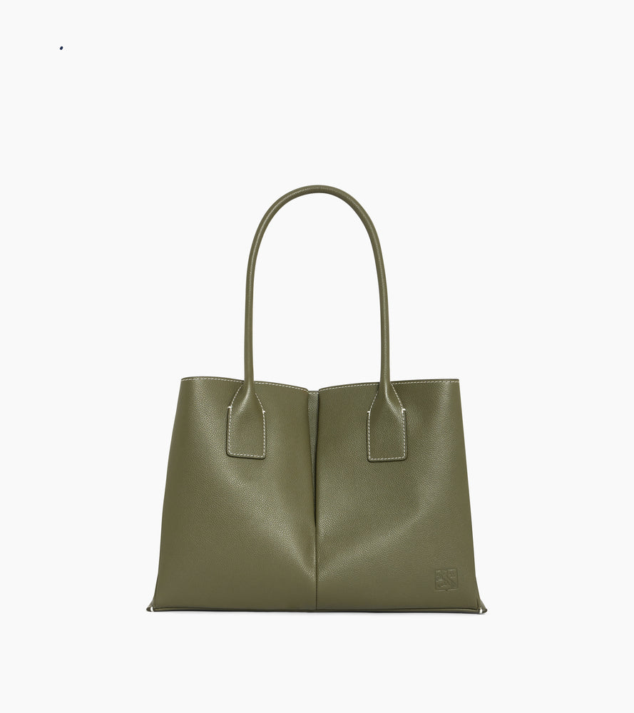 Bolso tote grande Elena de cuero texturizado