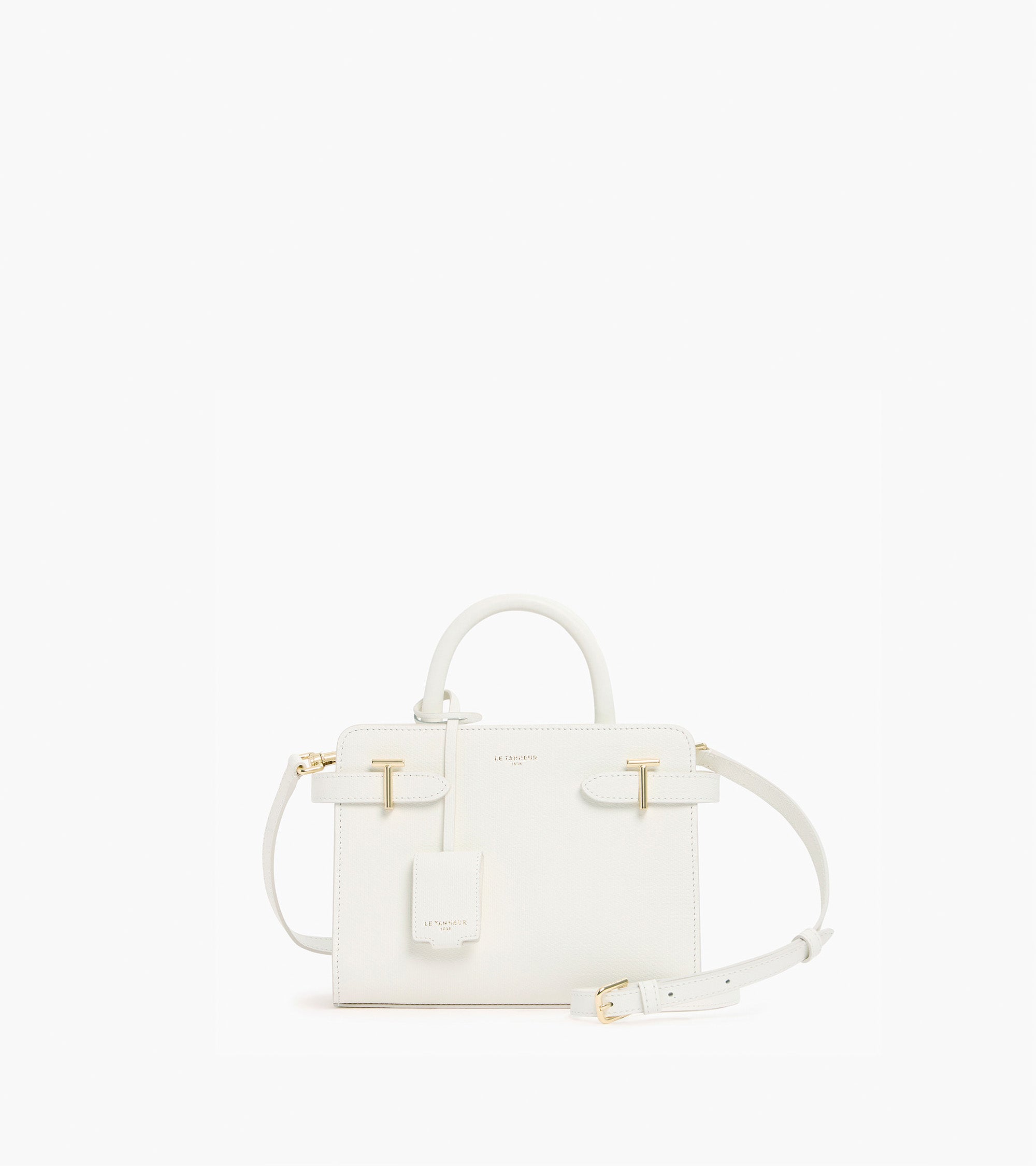 Emilie small handbag in monogrammed leather