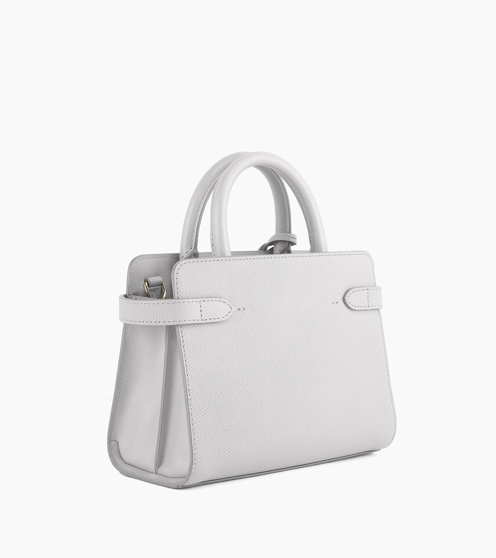Emilie small handbag in monogrammed leather