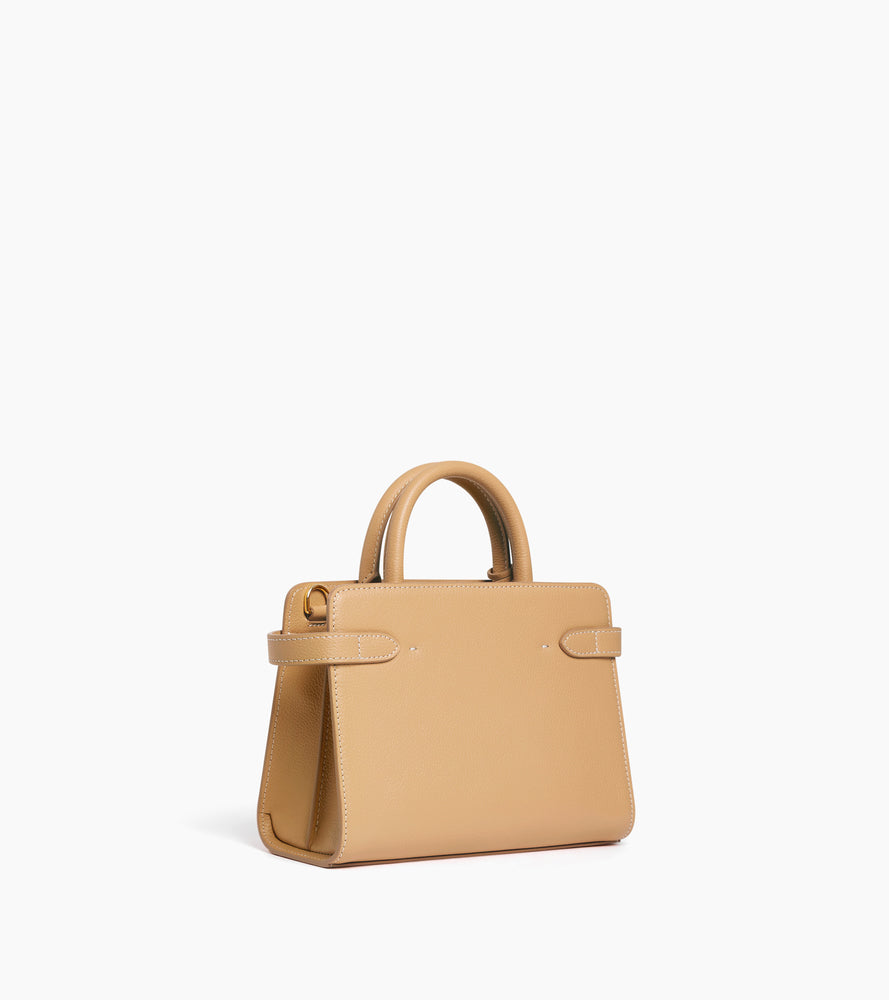 Emilie small handbag in grained leather