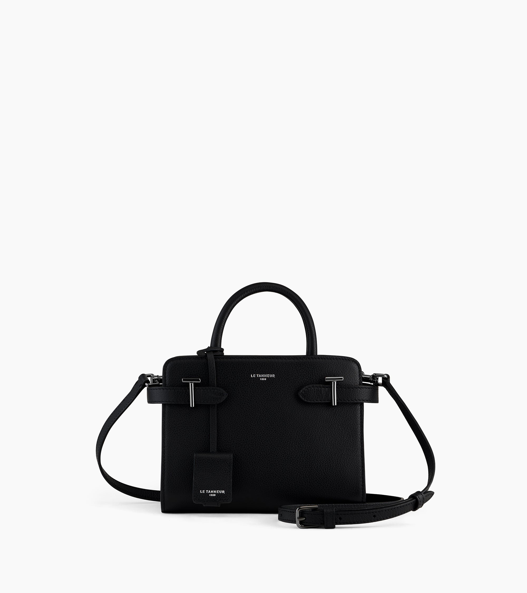 Emilie small handbag in pebbled leather