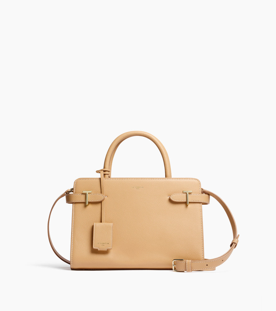 Emilie medium-sized handbag in grained leather