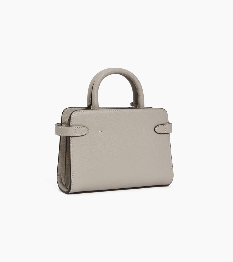 Emilie mini handbag in grained leather