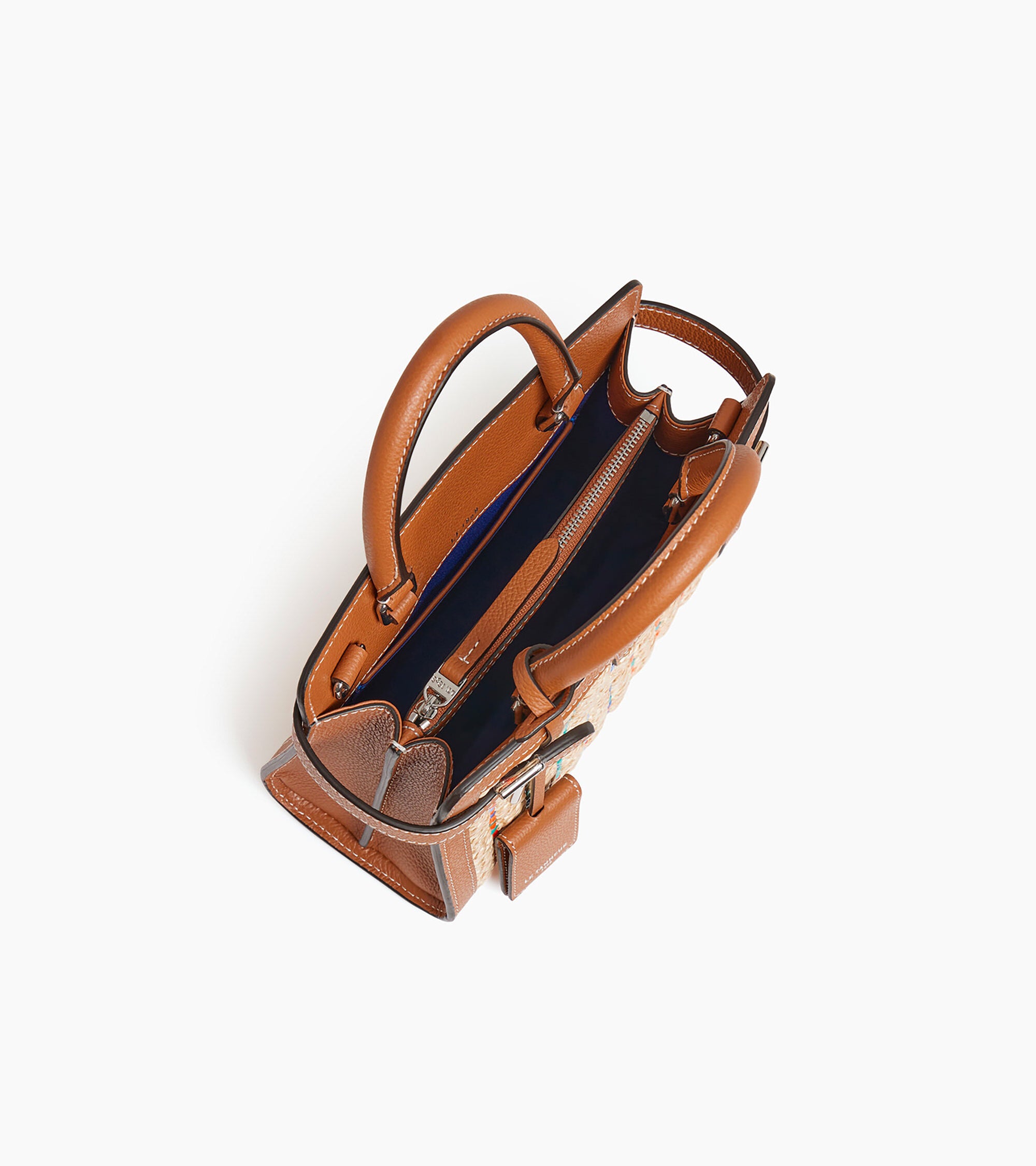 Emilie small raffia handbag