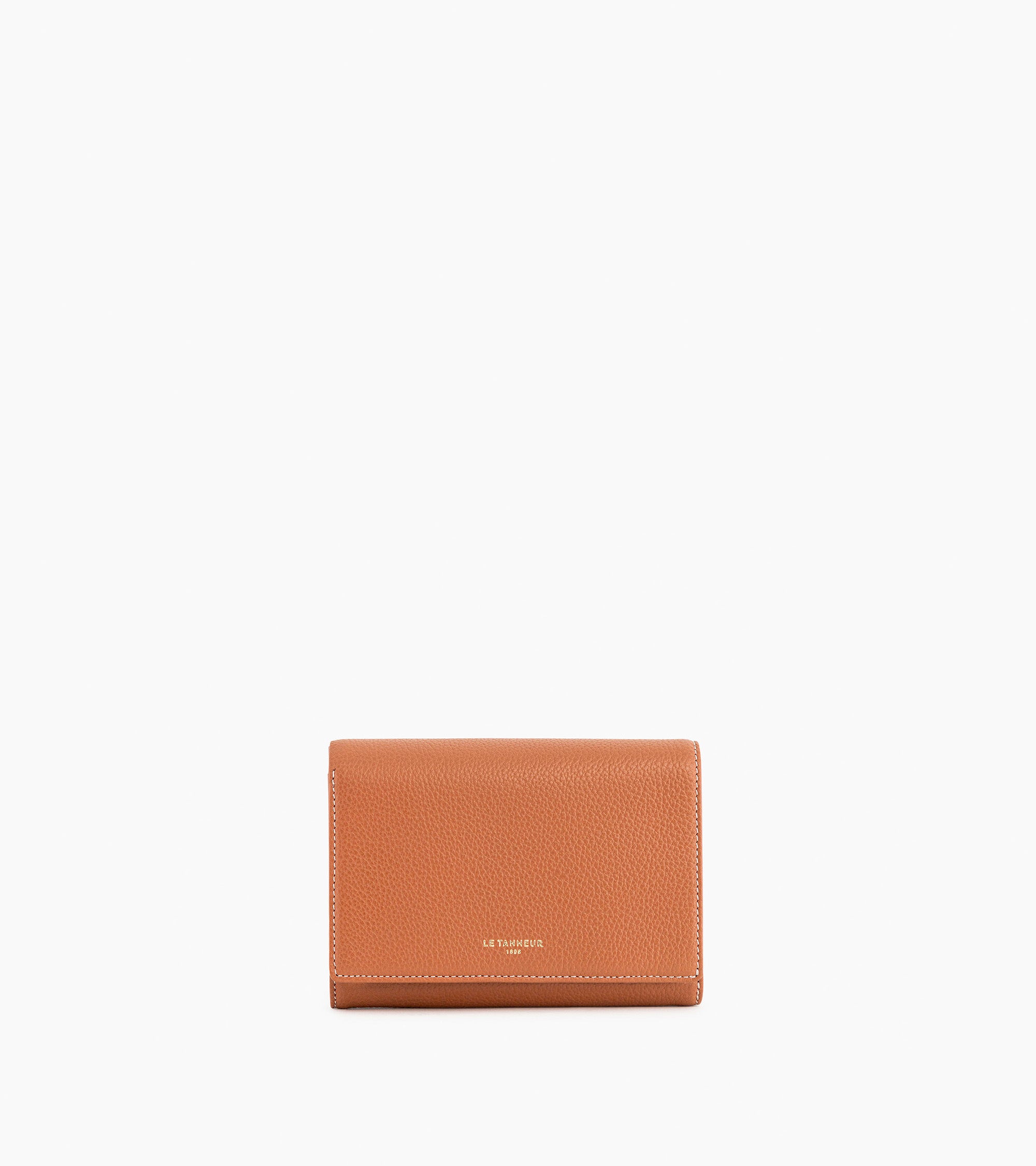 Emilie wallet in pebbled leather