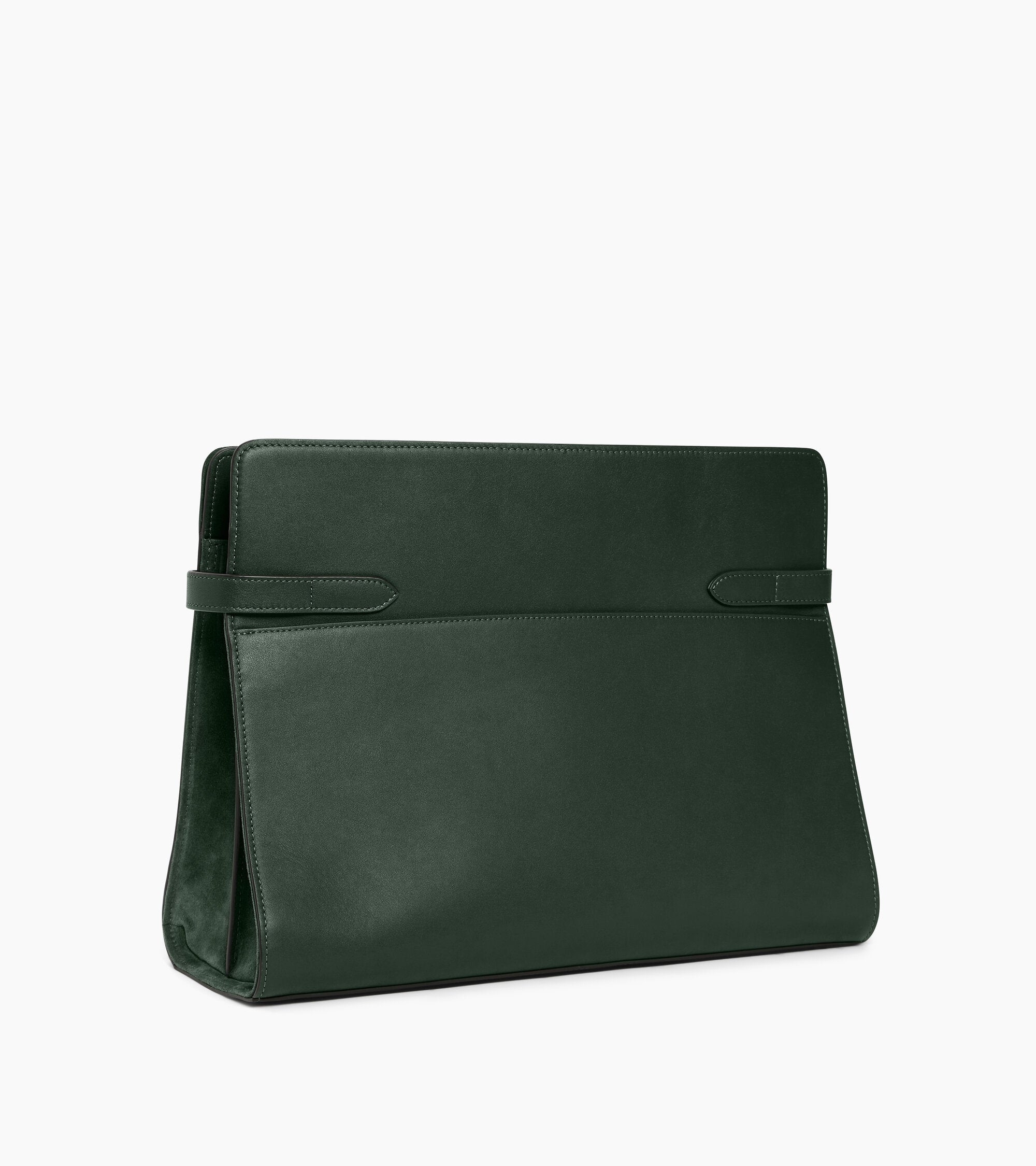 Bolsa de hombro modelo maxi Emie en cuero liso y ante