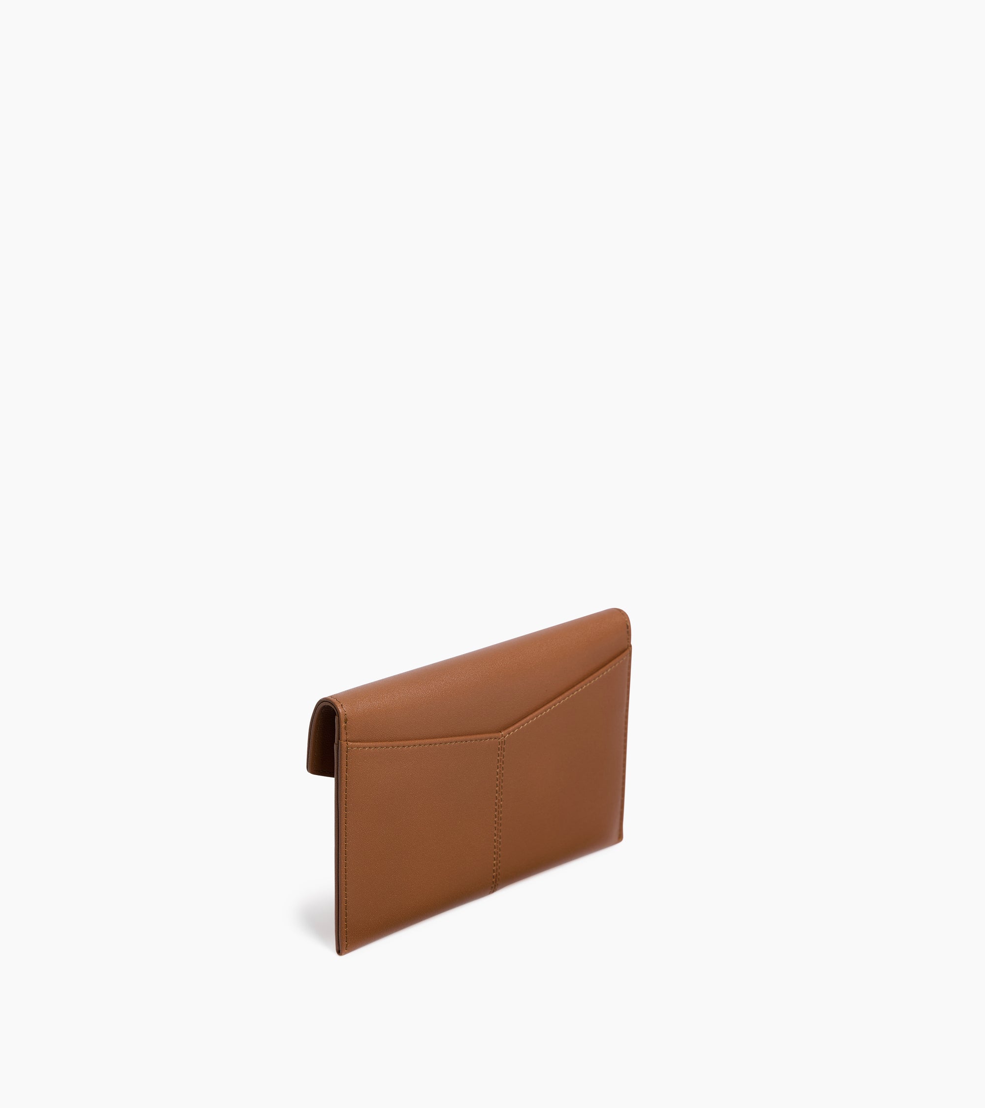 Bolso de mano tipo sobre mediano modelo Paulette de piel lisa