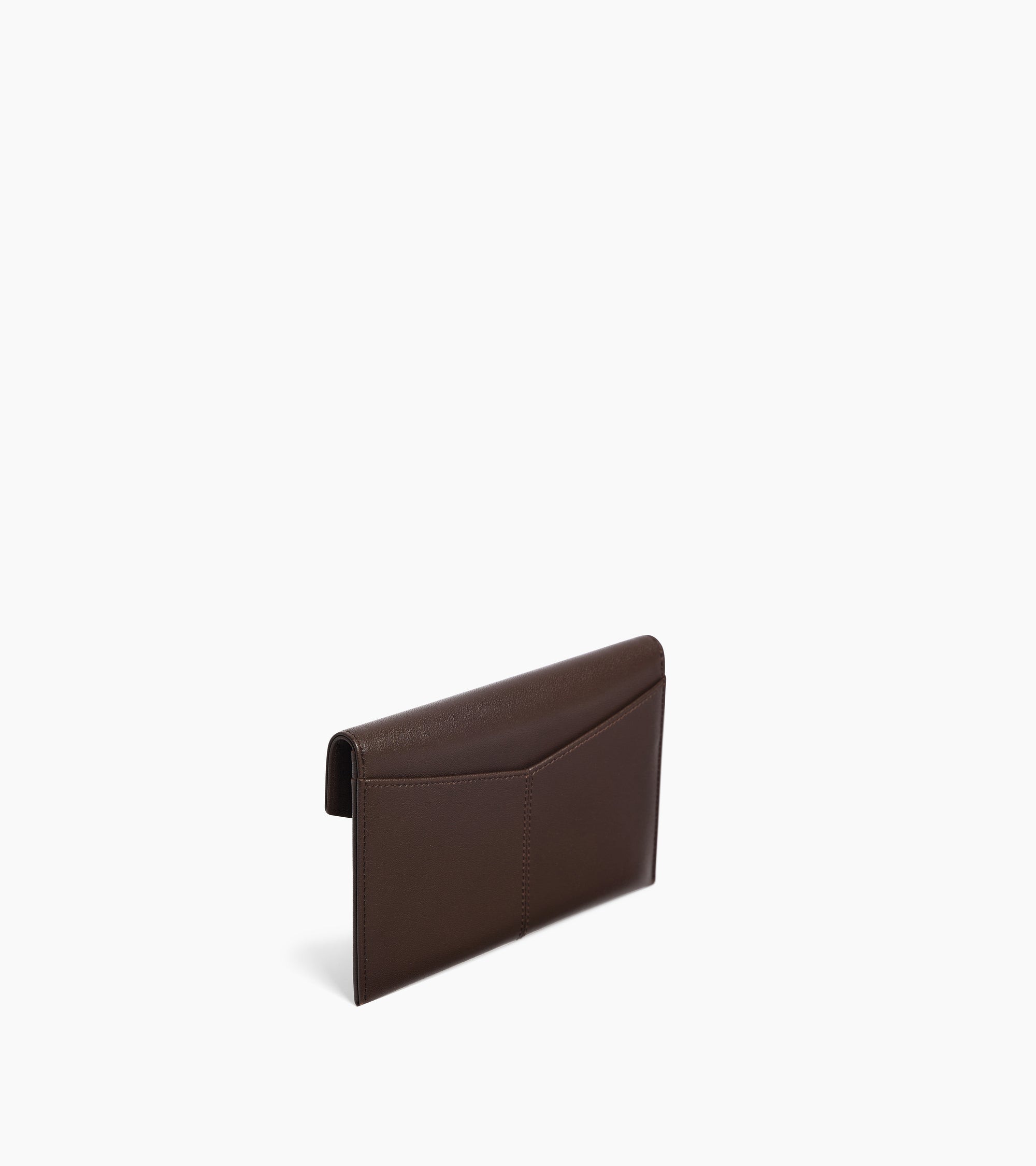 Bolso de mano tipo sobre mediano modelo Paulette de piel lisa
