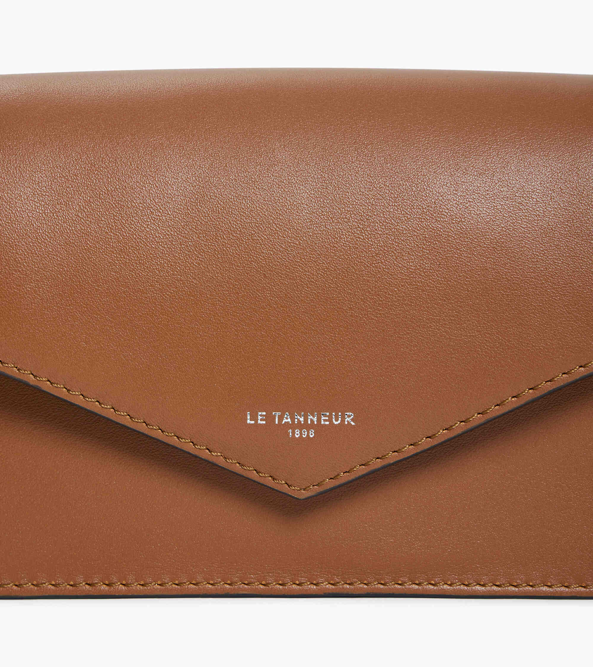 Bolso bandolera de piel lisa