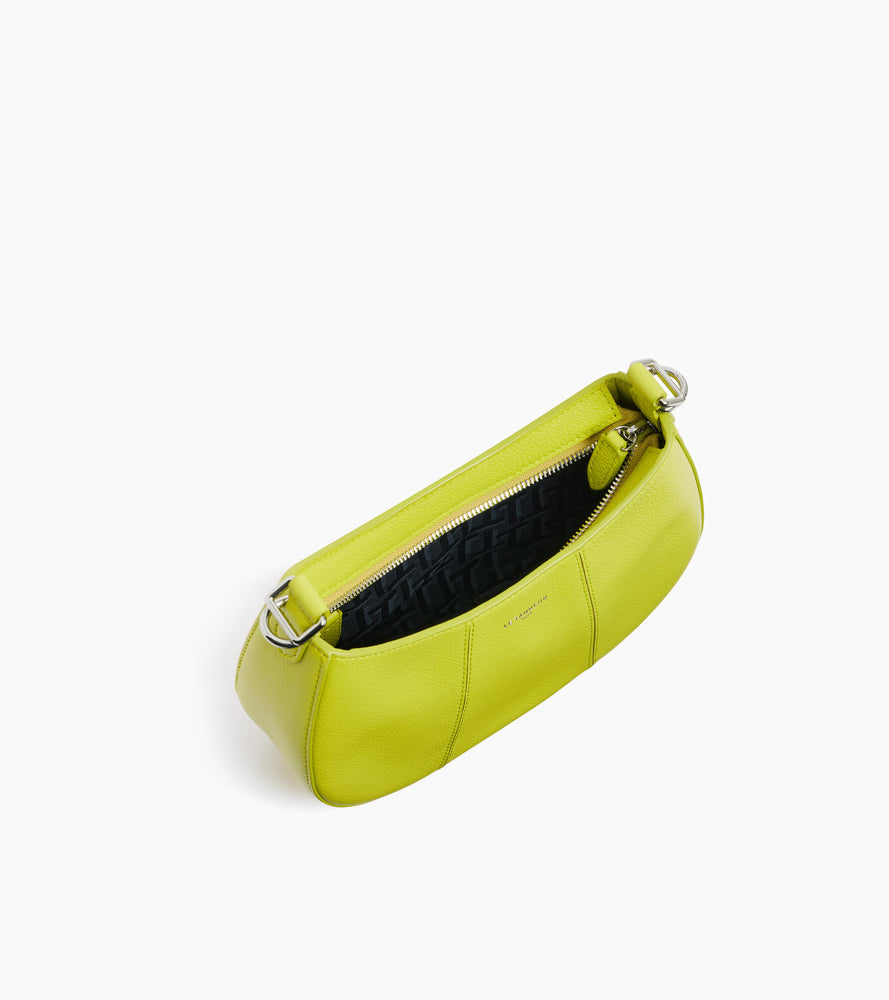 Bolso media luna pequeño Juliette de cuero granulado