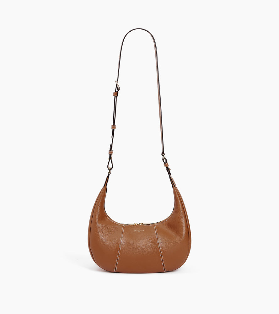 Petit sac hobo Juliette en cuir grainé
