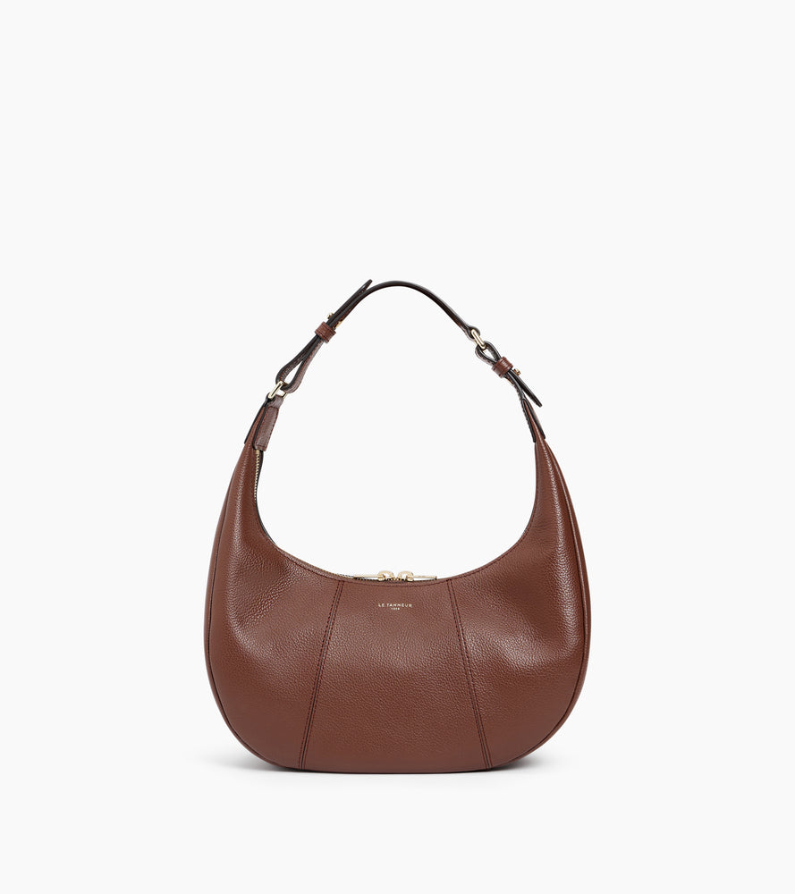 Petit sac hobo Juliette en cuir grainé