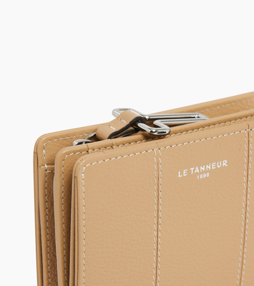 Kleine Geldbörse Juliette aus genarbtem Leder