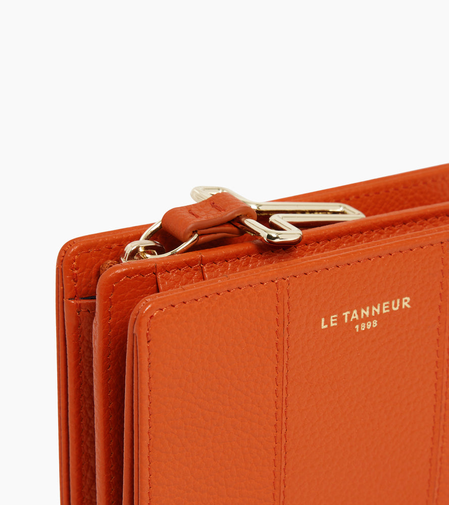 Kleine Geldbörse Juliette aus genarbtem Leder