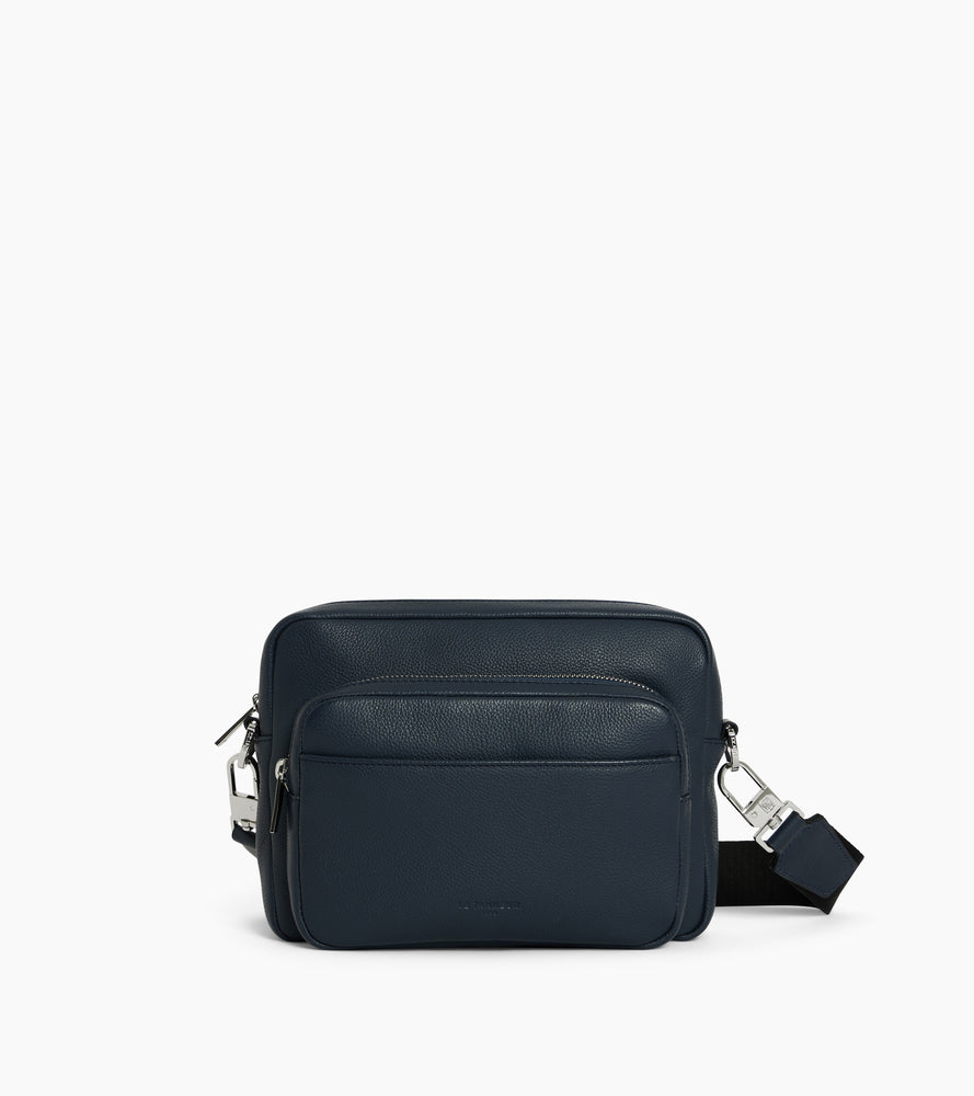 Bolso bandolera pequeño de piel texturizada Marceau