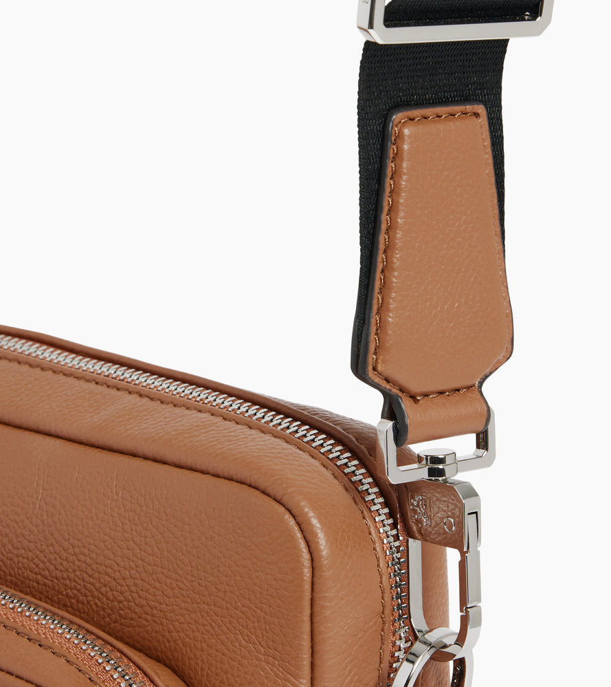 Kleine Umhängetasche Marceau aus genarbtem Leder