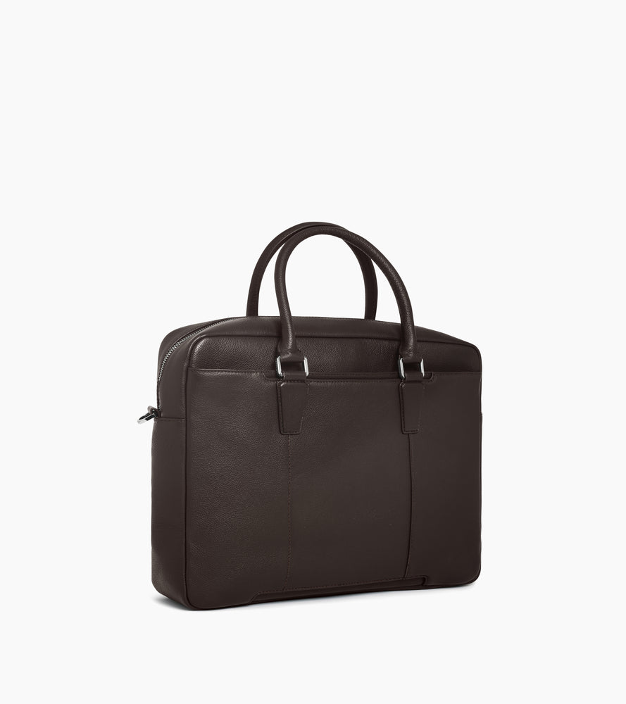 Marceau slim 15" document case in grained leather