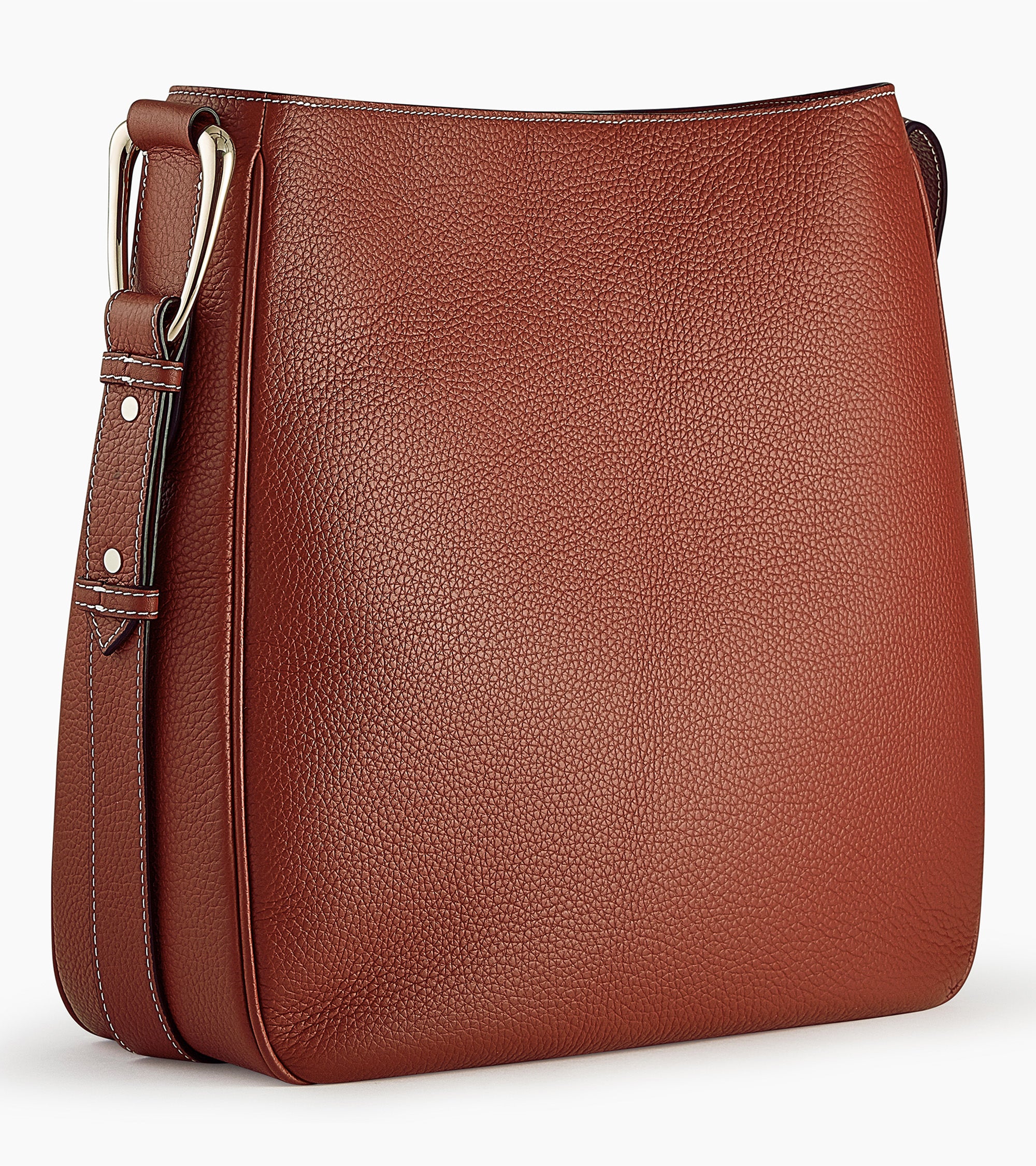 Madeleine large hobo bag in grained leather