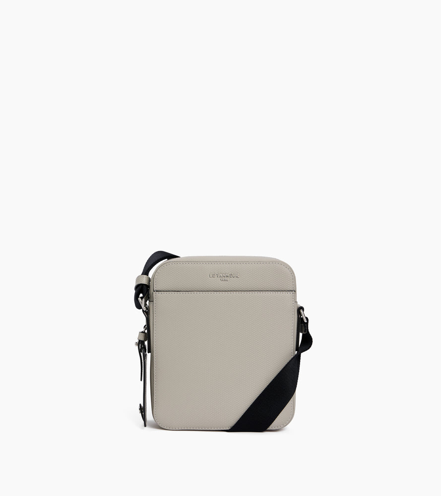 Emile small zipped satchel in signature T leather