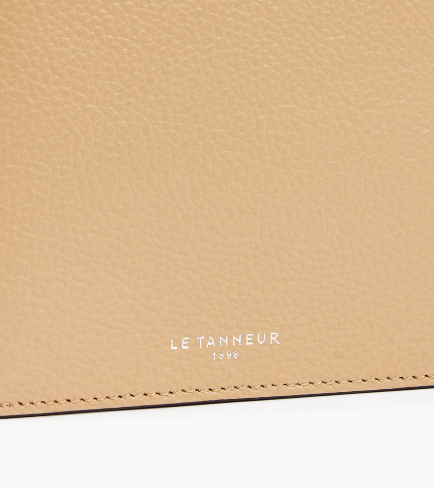 Kartenetui mit Geldscheinfächern Emile aus genarbtem Leder