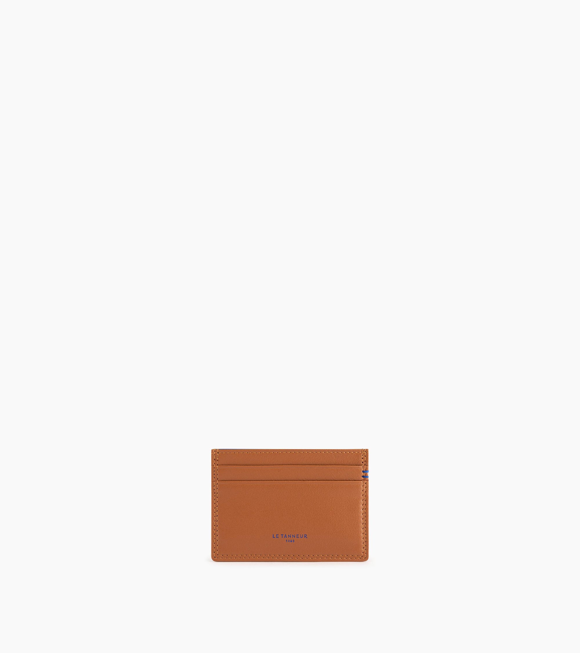 Martin card holder in smooth leather