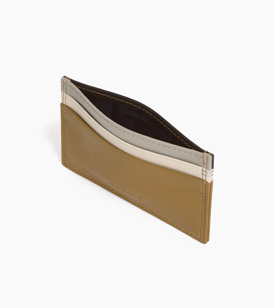 Martin card holder in smooth leather