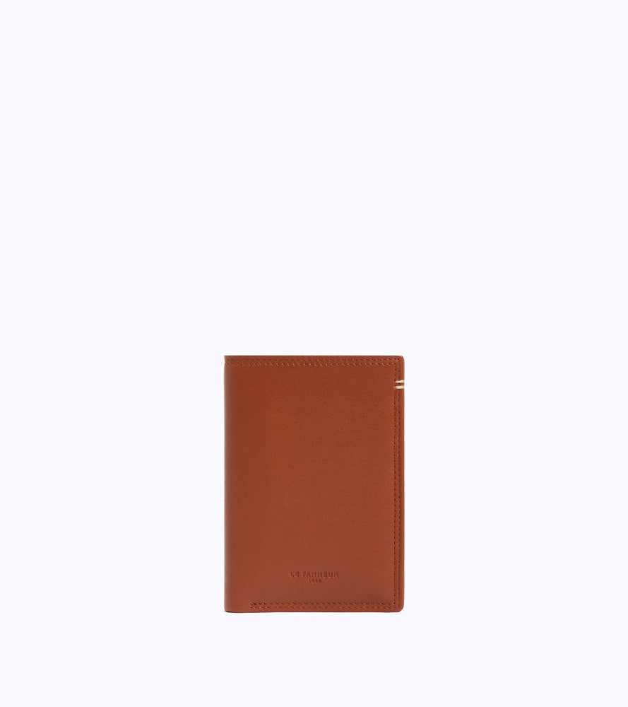 Kartenetui Martin aus Glattleder im Hochformat