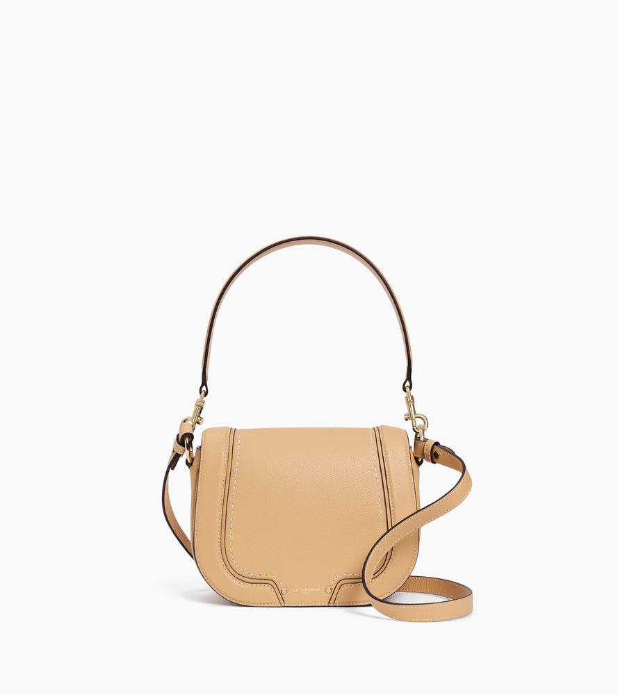 Ella medium crossbody bag in grained leather